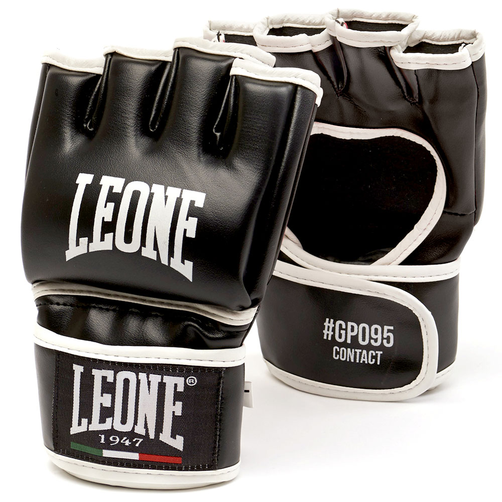 LEONE MMA Handschuhe, Contact, GP095, schwarz