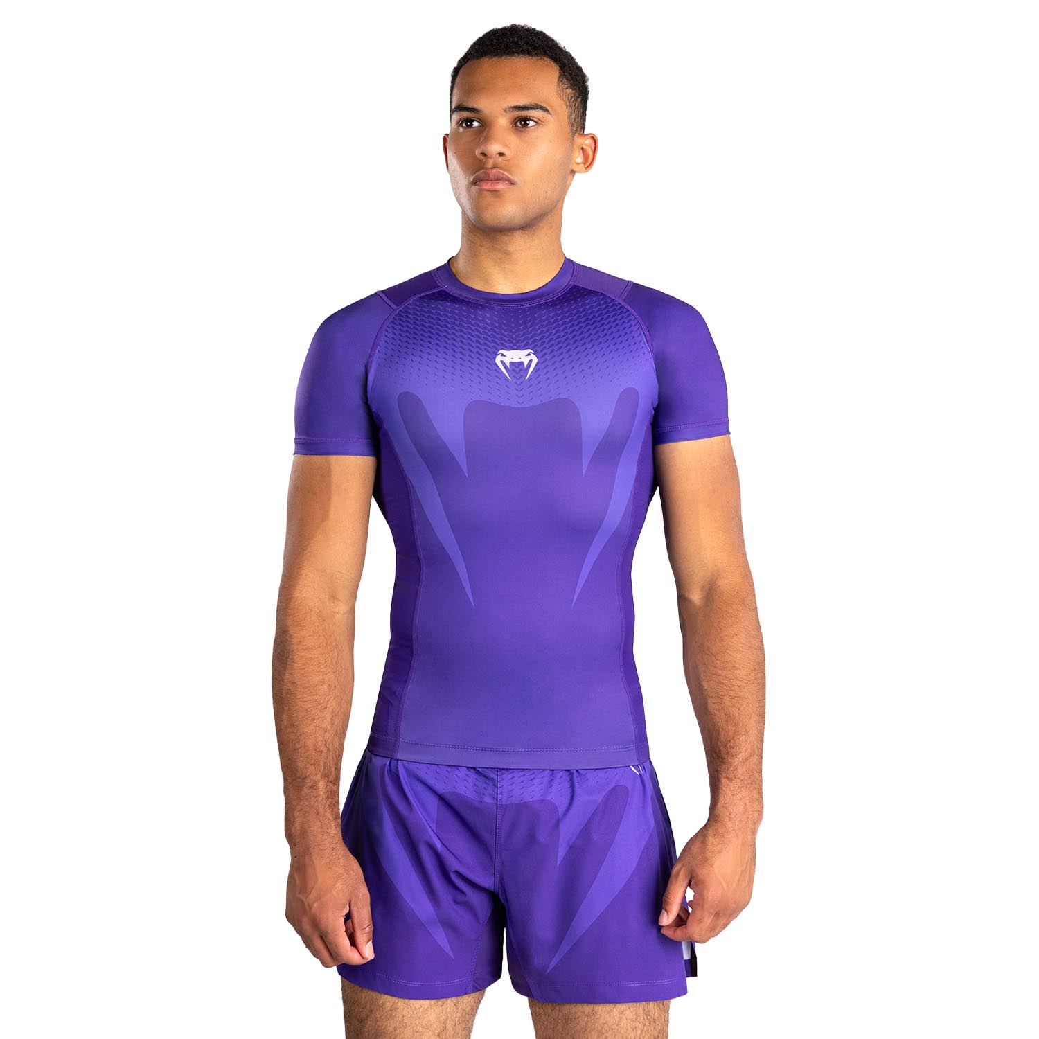 VENUM Rashguards, S/S, No Gi, purple, L