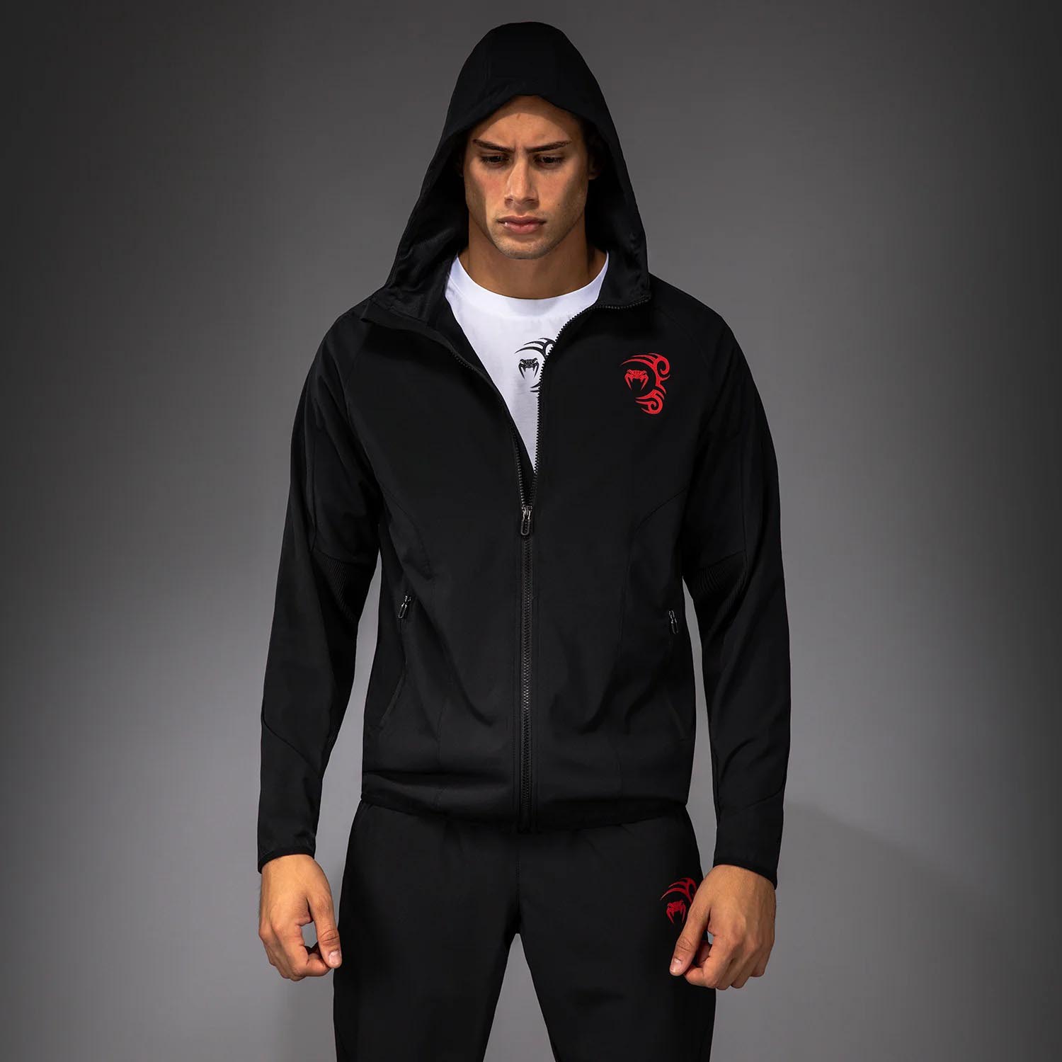 VENUM Training Jacket, Mike Tyson, black-red, XXL