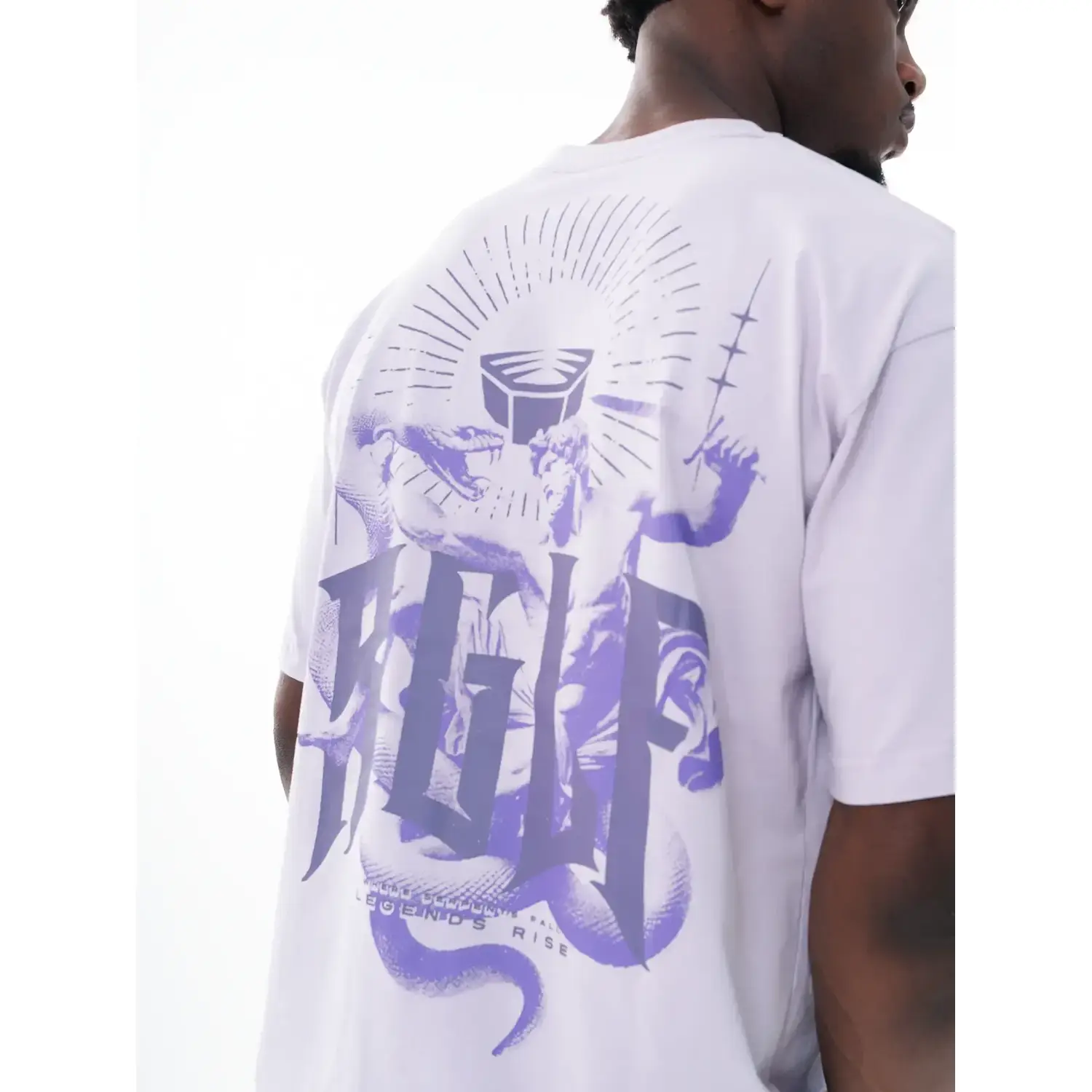 RINGLIFE T-Shirt, Oversized, Serpent, lavender, XXXL