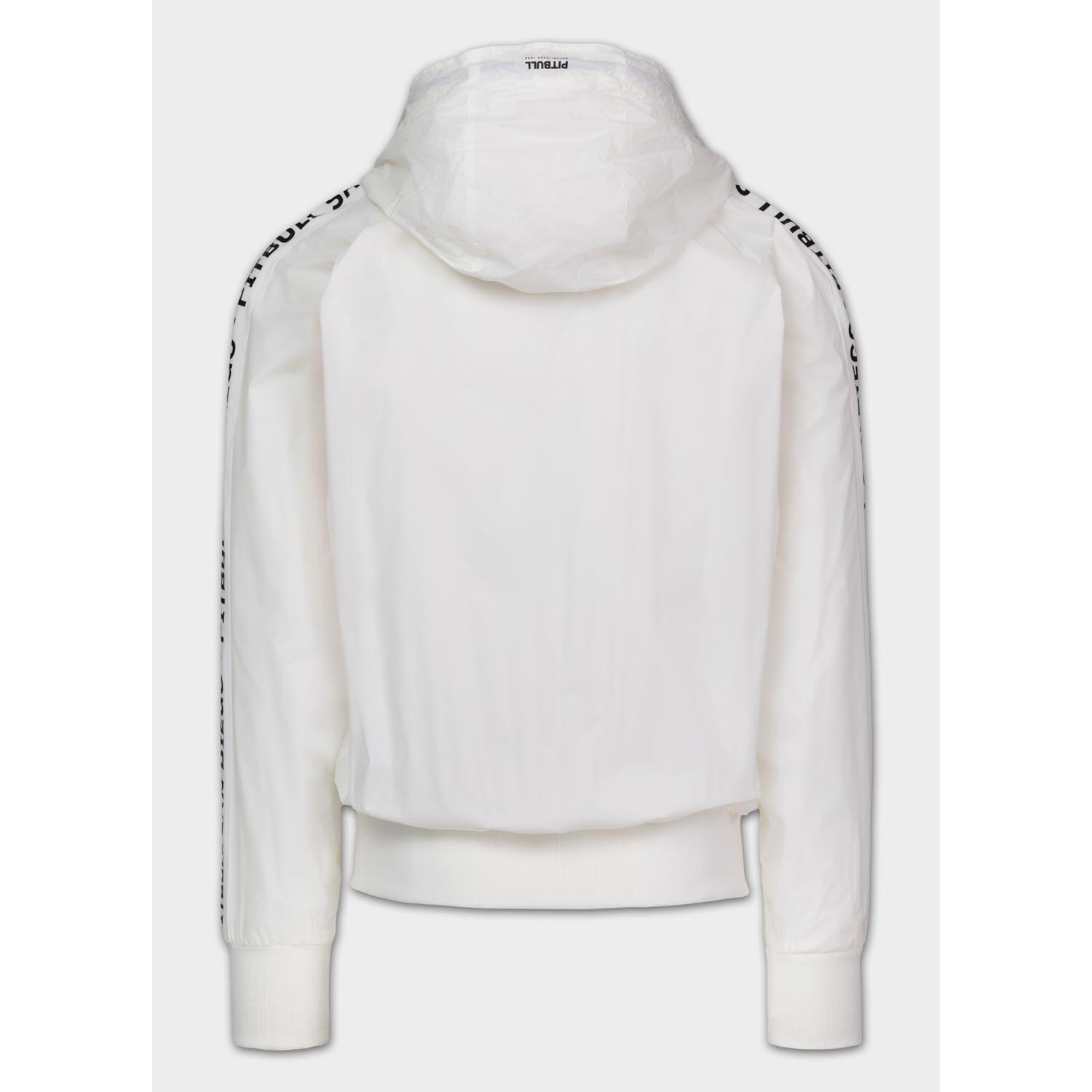 Pit Bull West Coast Transitional Jacket, Athletics Tape Logo, white, XXXL