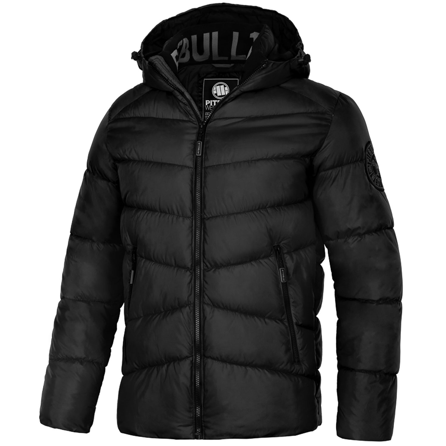 Pit Bull West Coast Jacket, Padded, Quilted Mobley, black, L