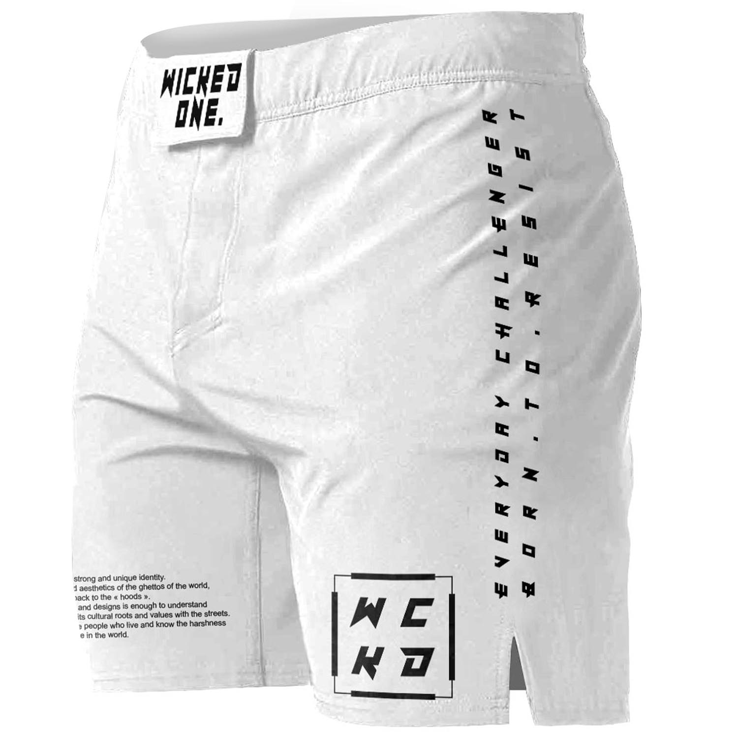 Wicked One Training Shorts, Score, white, L