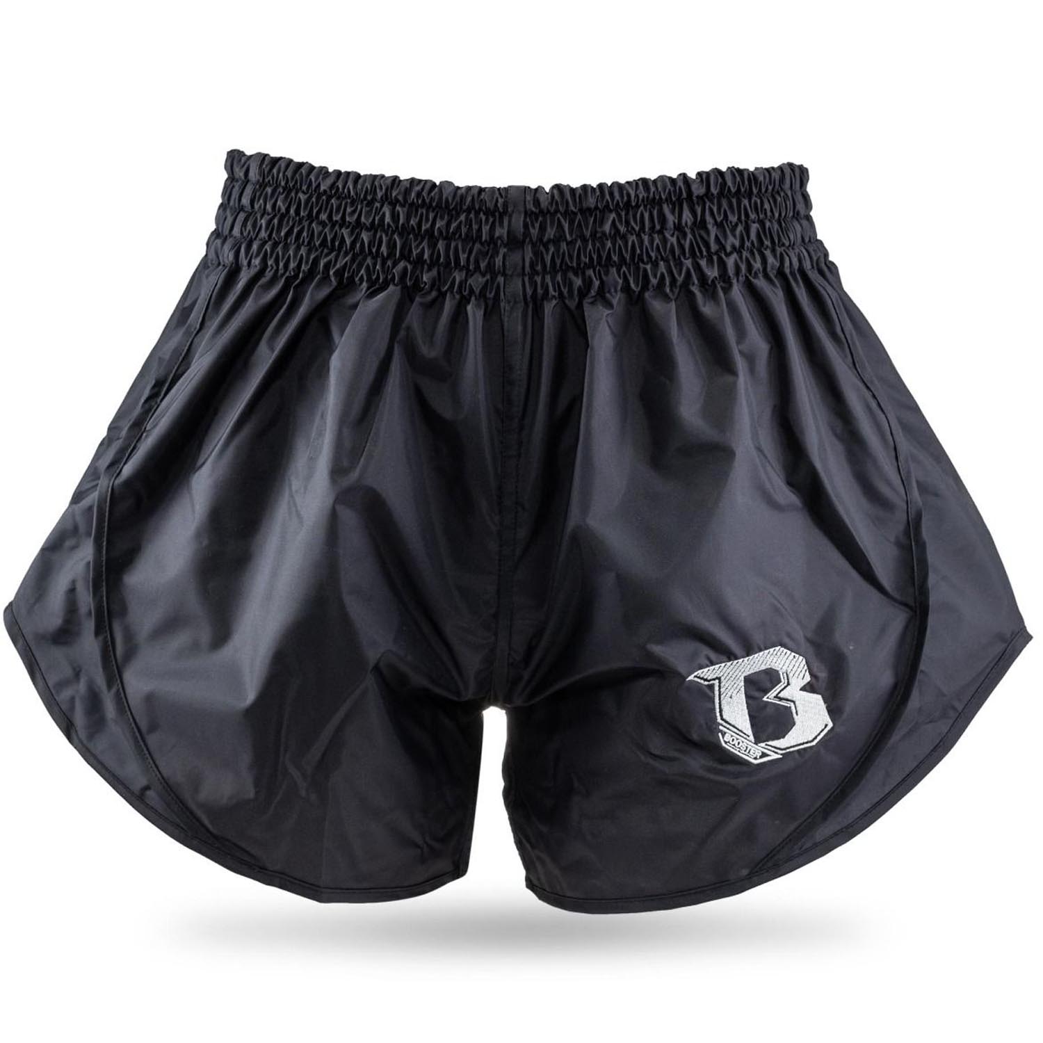 Booster Shorts Kinder, Retro Hybrid, schwarz, XXS