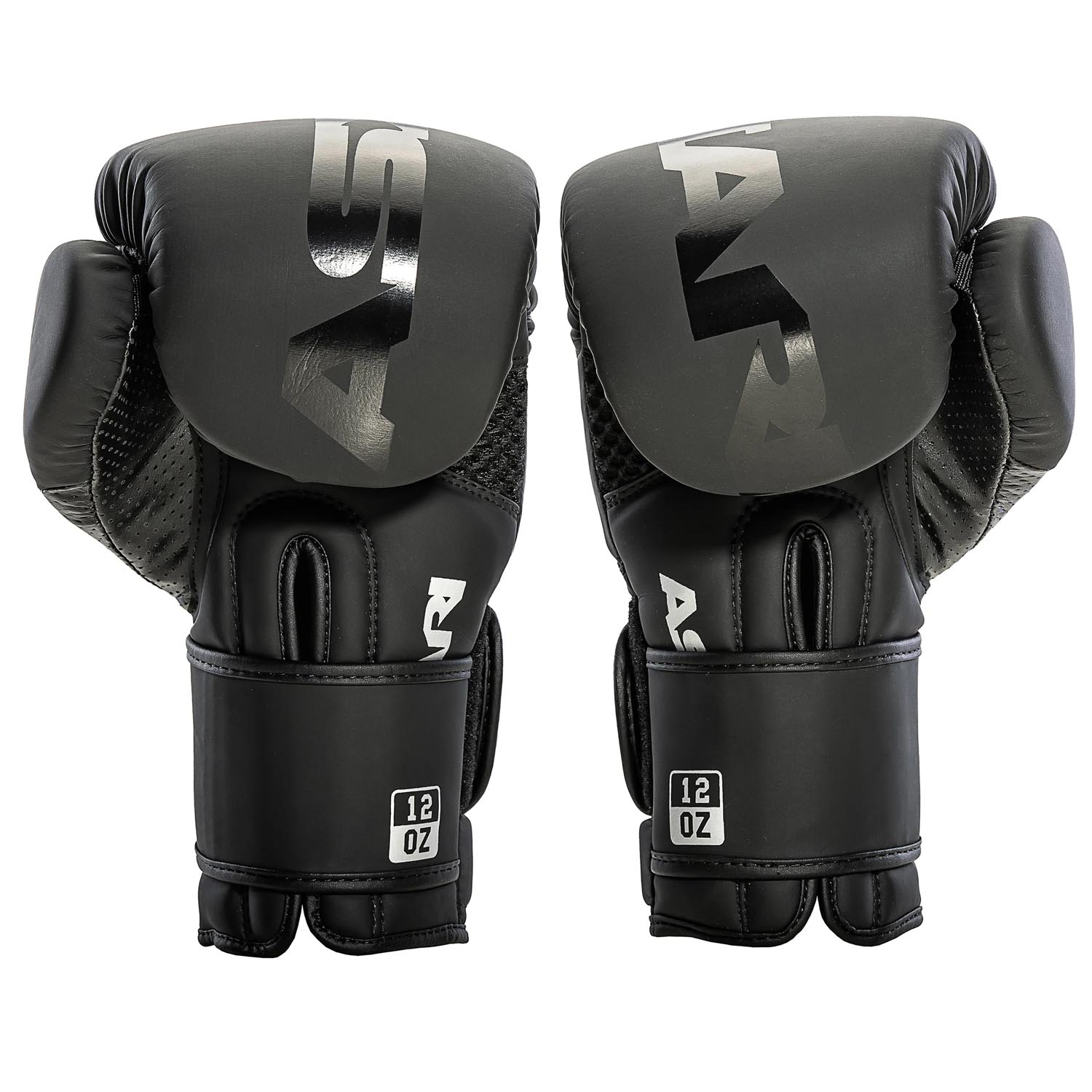 ASKARI Boxing Gloves, Black Sensation, black-white, 16 Oz