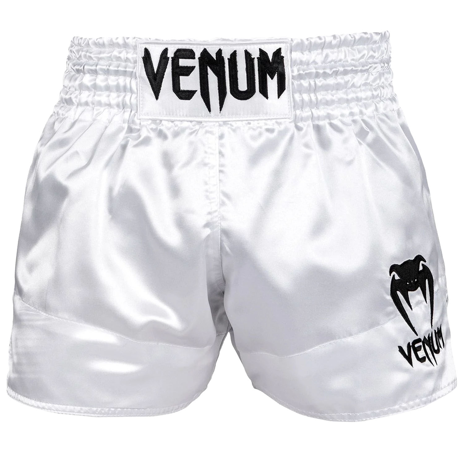 VENUM Muay Thai Shorts, Classic, weiß-schwarz