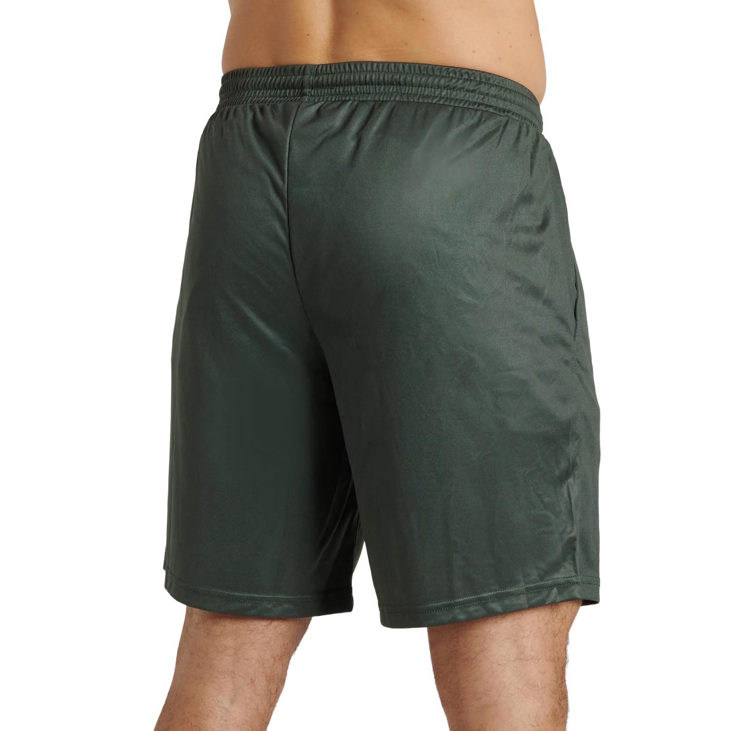 LEONE Fitness Shorts, Logo, green-white, XXL