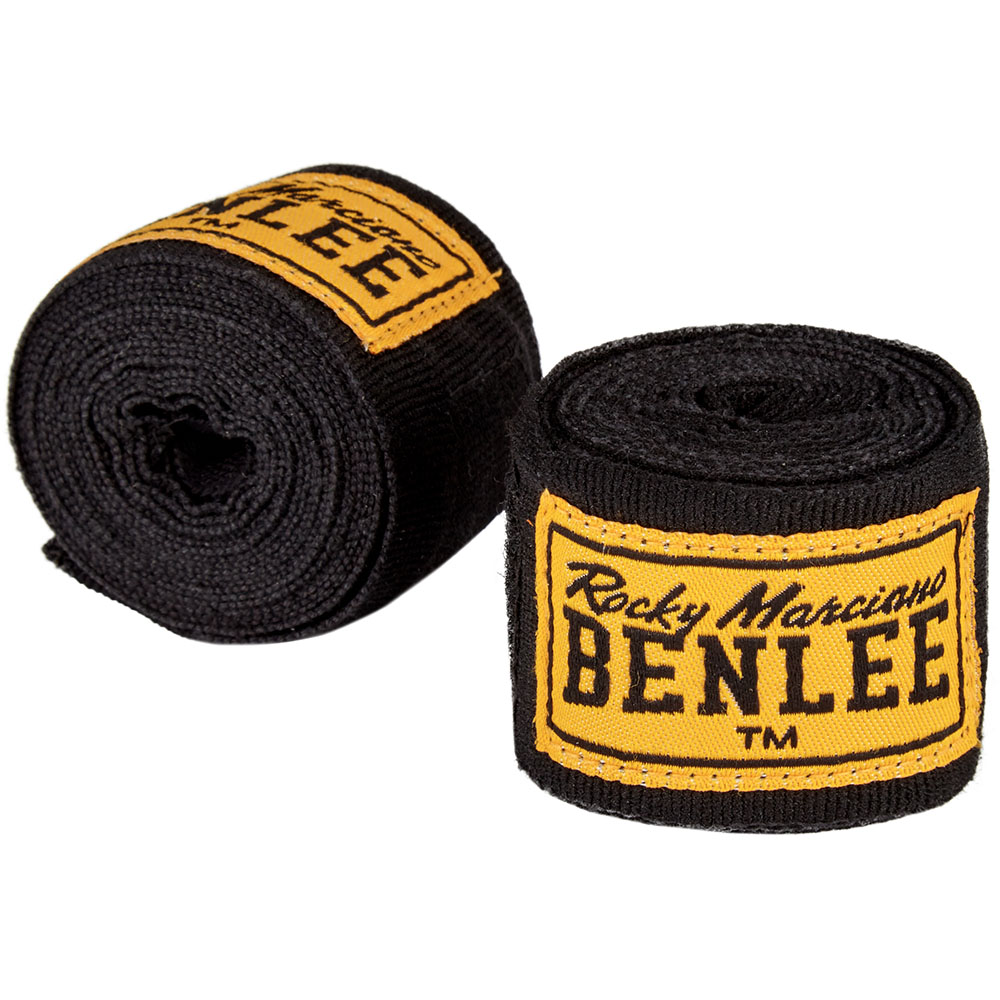BENLEE Handwraps, Kids, black, elastic, 2 m