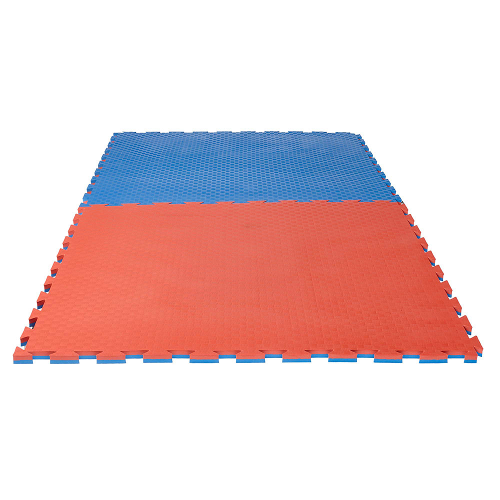 Ju-Sports Puzzle Mat, Pro Checker, red-blue, 2 cm