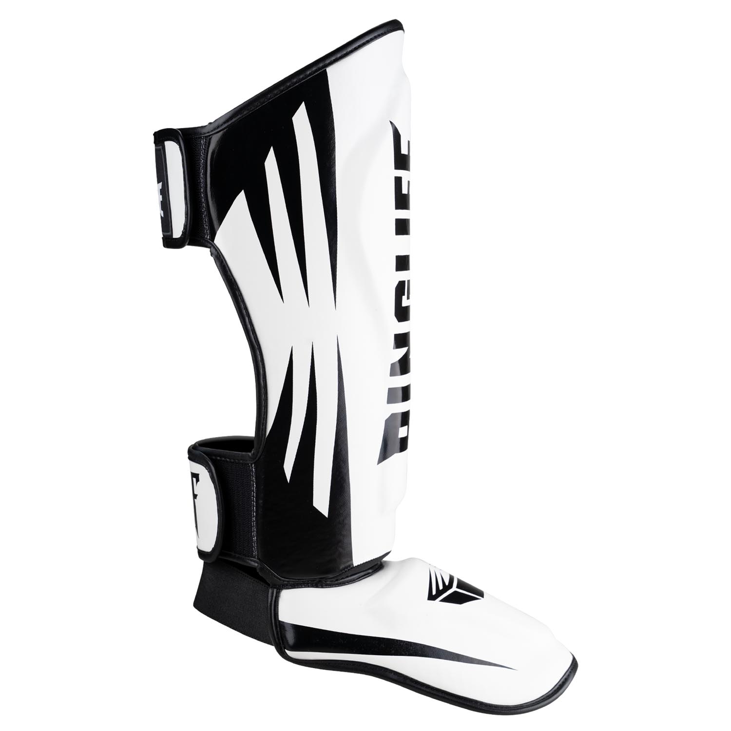 RINGLIFE Shin Guards - No.1 white-black XL