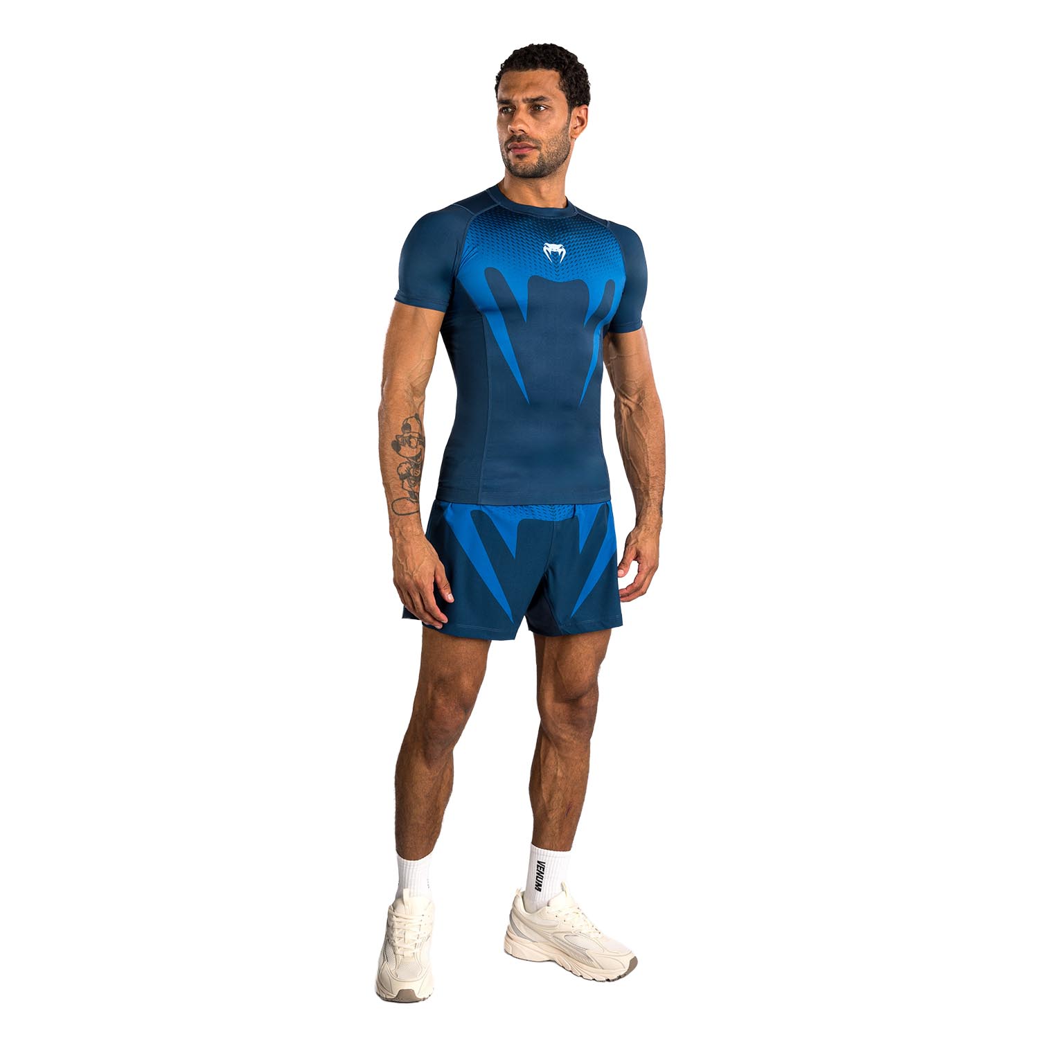 VENUM Rashguards, S/S, No Gi, blue, L