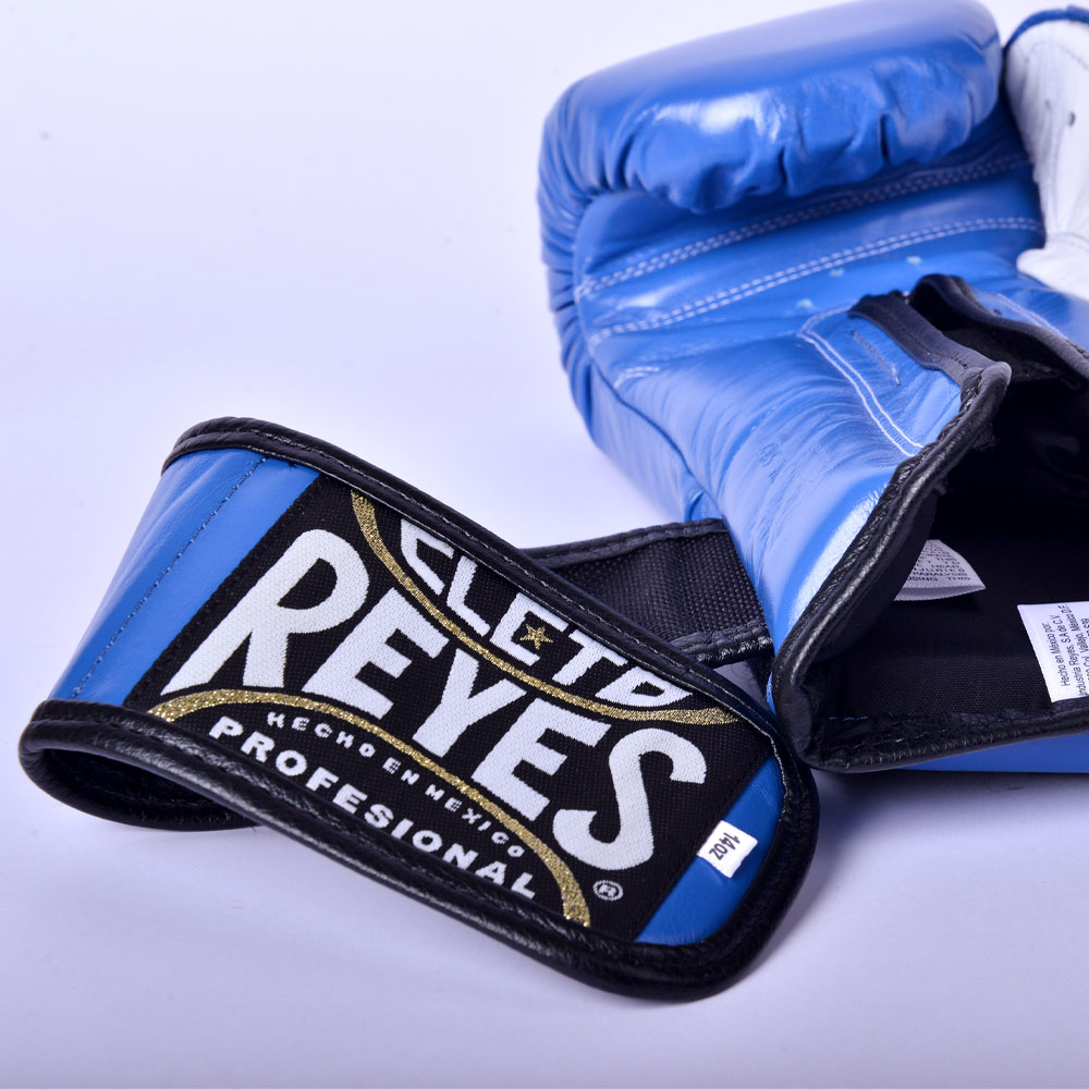 Cleto Reyes Boxing Gloves, Velcro Sparring, blue, 14 Oz