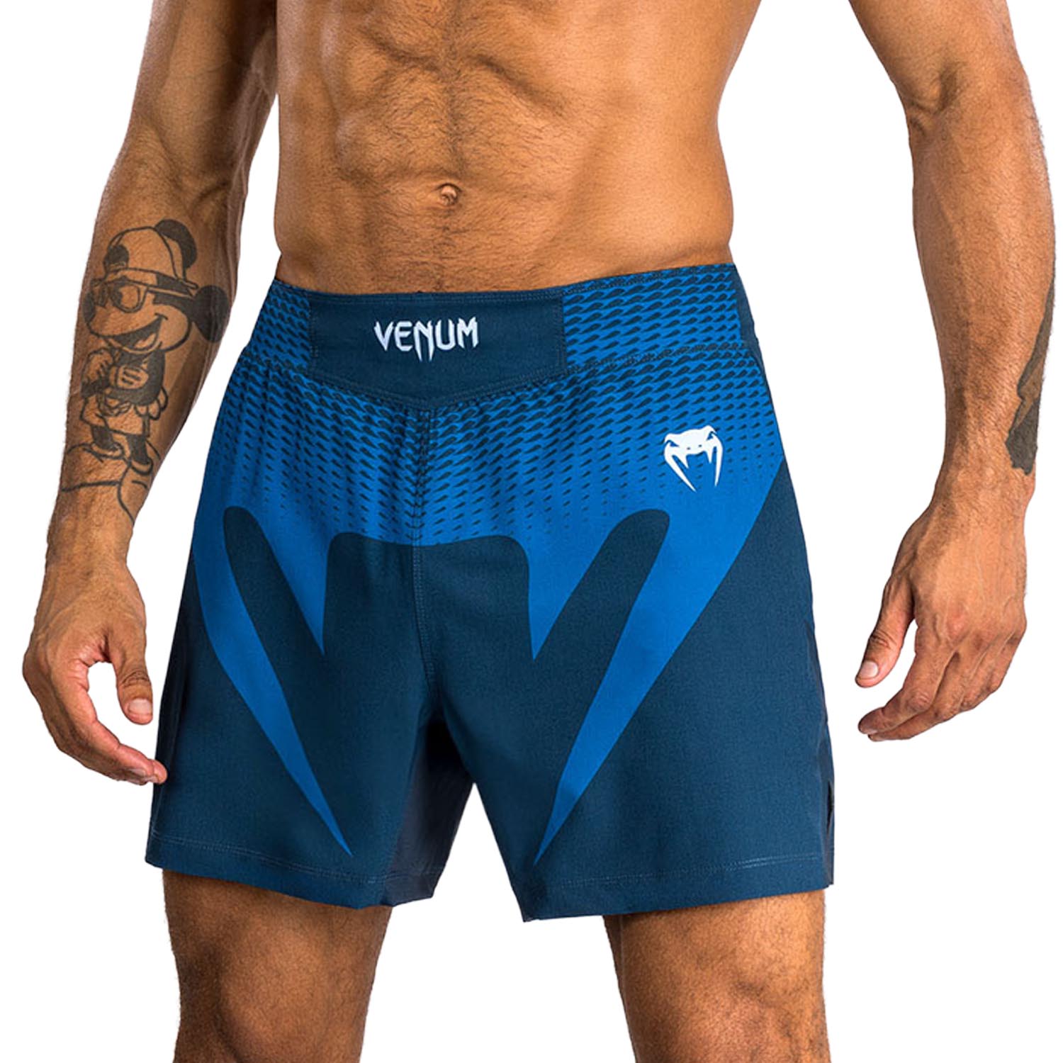 VENUM MMA Fight Shorts, No Gi, blue, XL