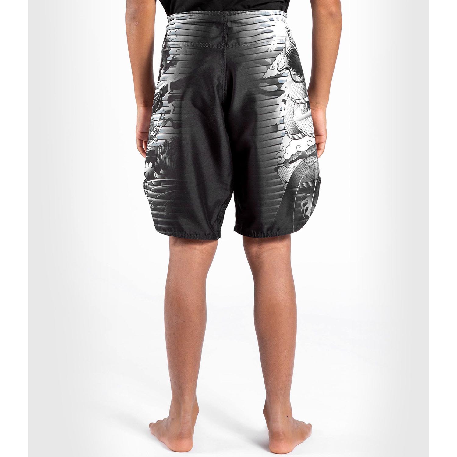 VENUM MMA Fight Shorts, Kids YKZ21, black-white, 14 J