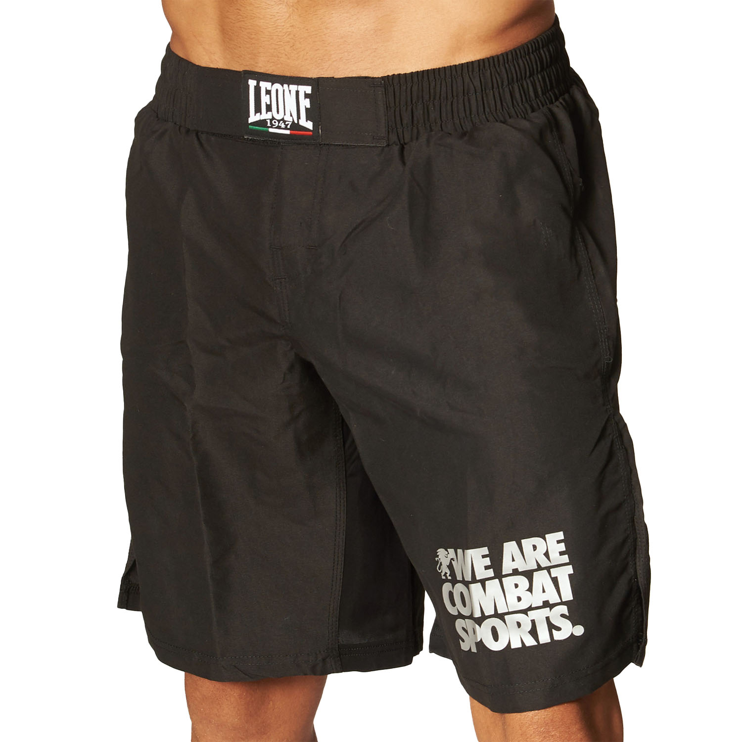 LEONE MMA Fight Shorts, Basic, AB795, schwarz