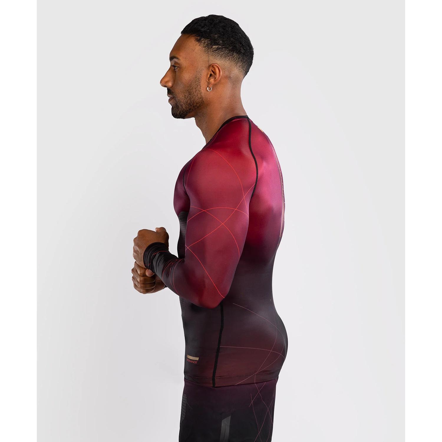 VENUM Rashguard, L/S, Tactical XT, winered-gold, XXL