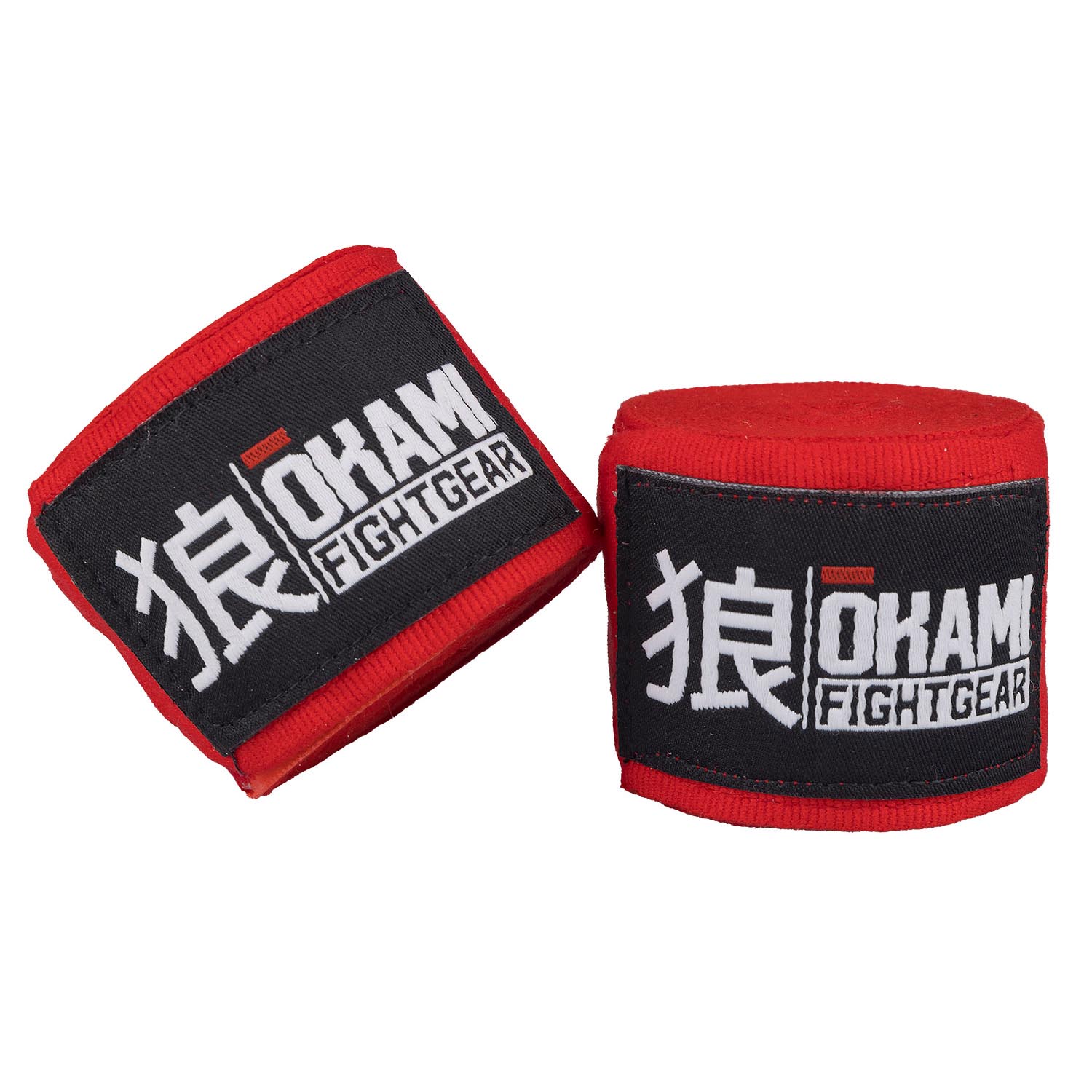 OKAMI Handwraps, semi elastic, 3.5 m, red