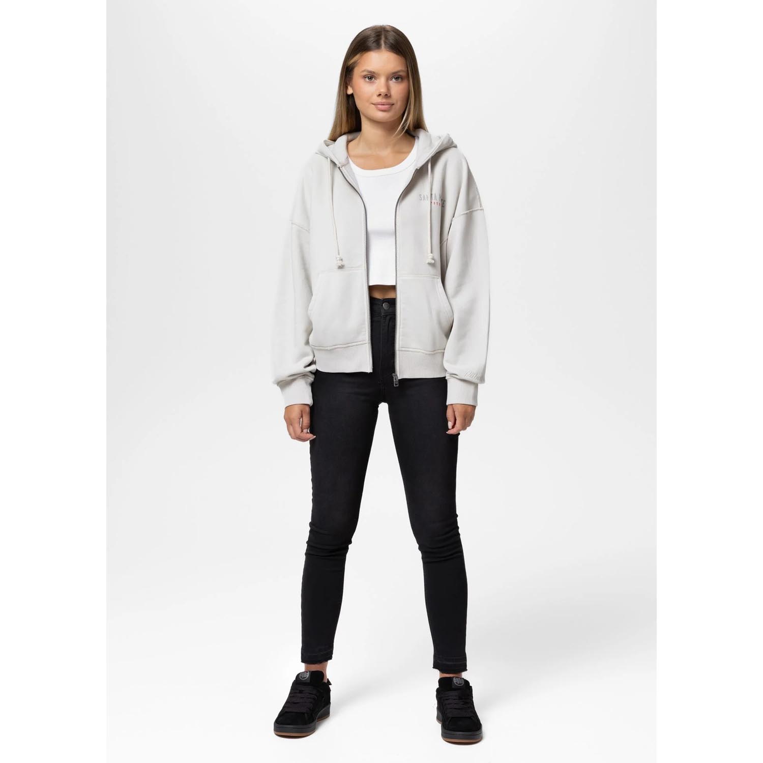 Pit Bull West Coast Zip Hoody, Women, Santa Muerte, white, XS/S