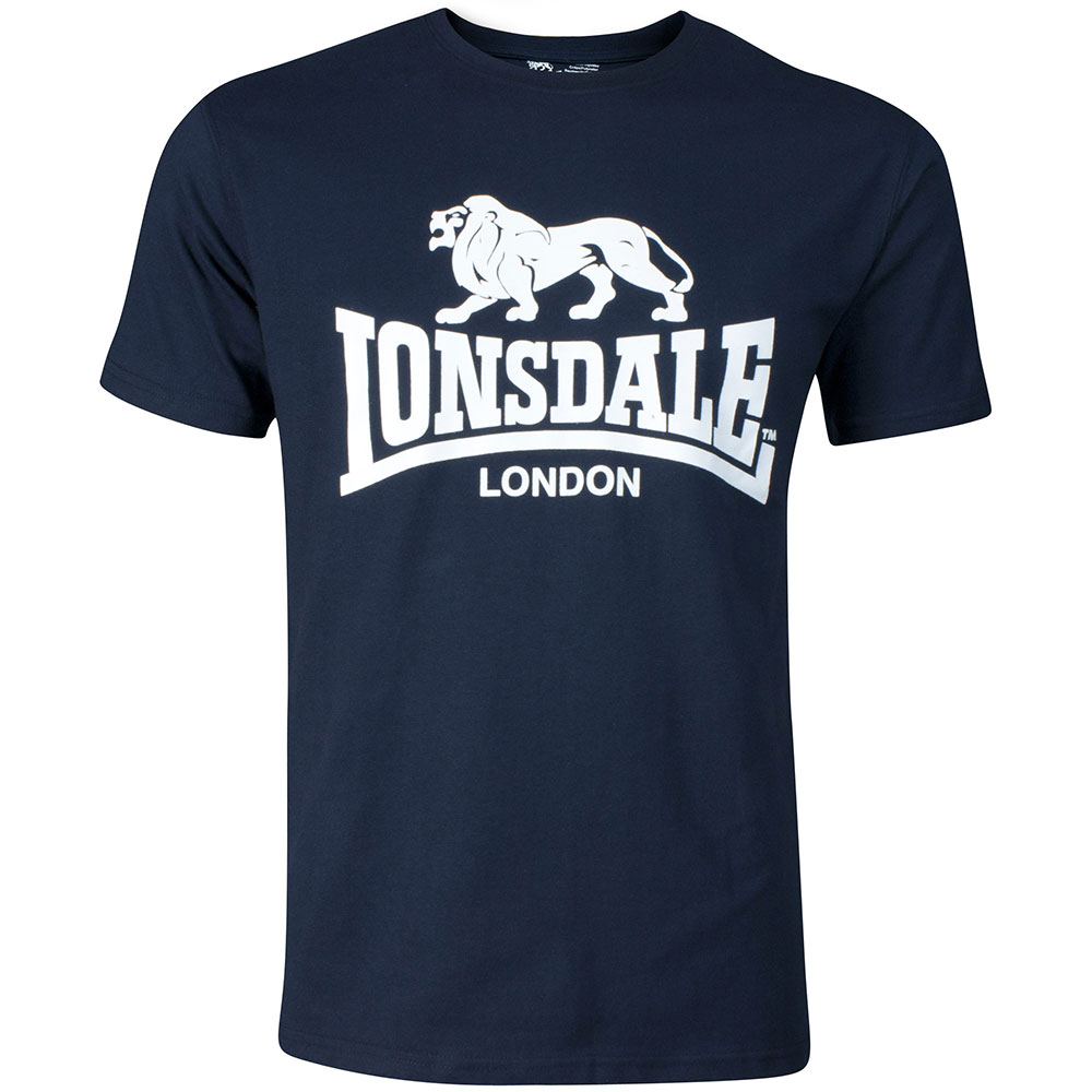 Lonsdale T-Shirt, Logo, navy, L