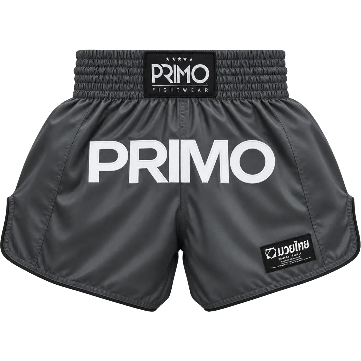 PRIMO Muay Thai Shorts, Mamba, grey, S