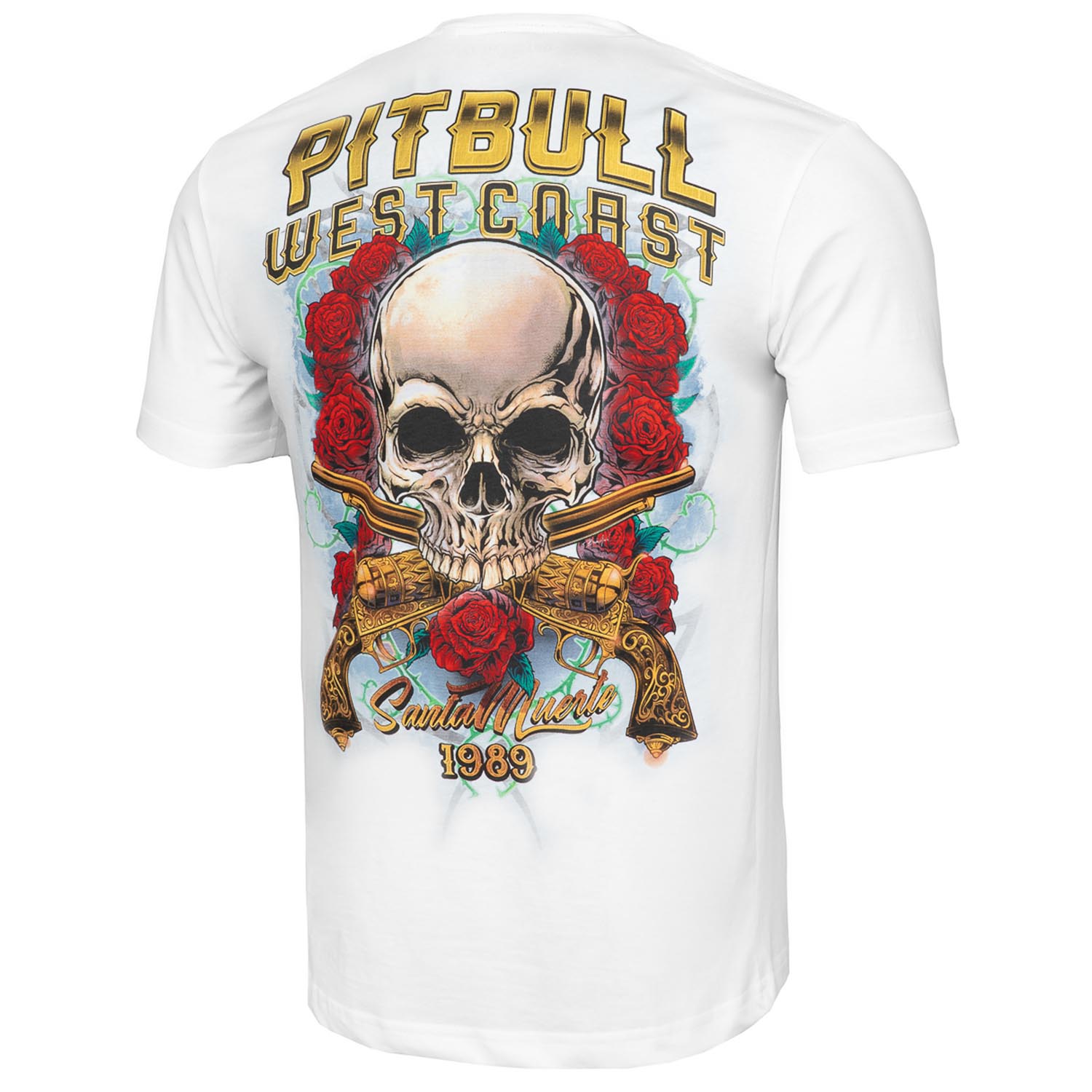 Pit Bull West Coast T-Shirt, Santa Muerte, weiß