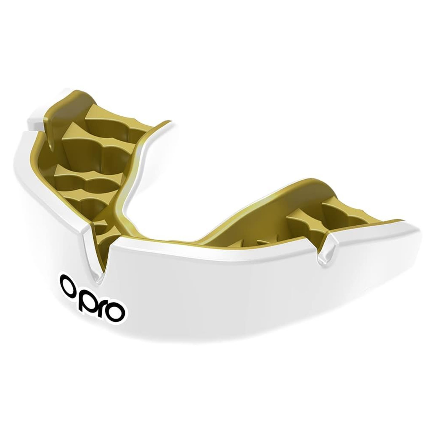 OPRO Mundschutz, Instant Custom Fit, weiß-gold