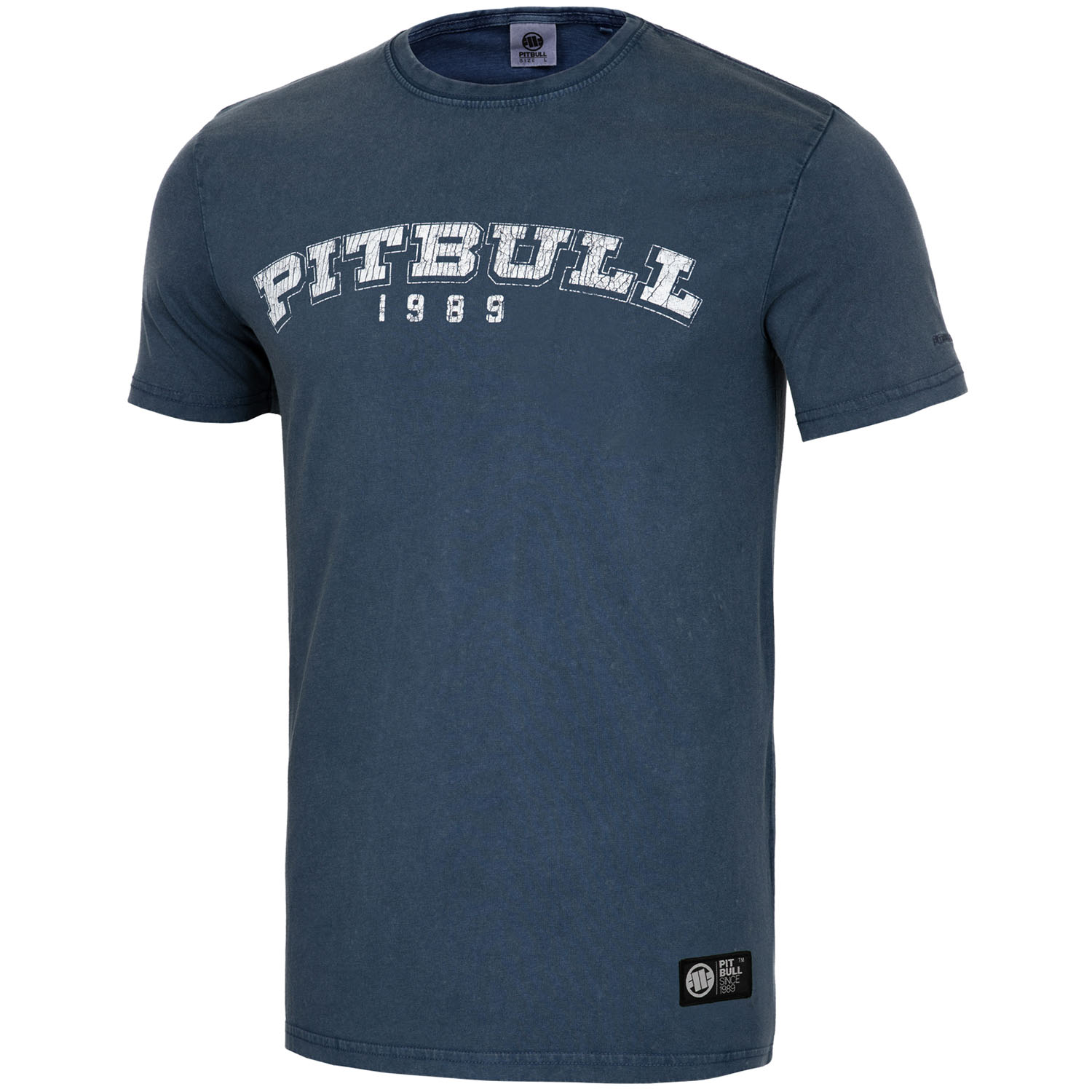 Pit Bull West Coast T-Shirt, Born In 1989, Washed, dark-navy