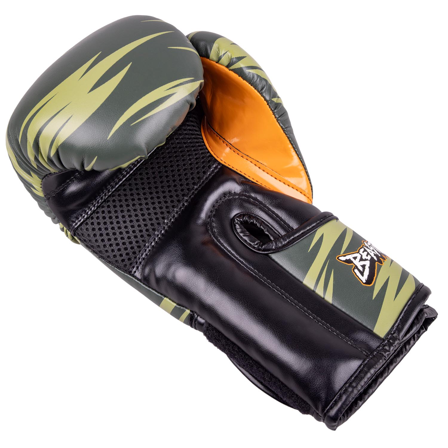 8 WEAPONS Boxing Gloves, Kids, Beastial Viper, khaki, 10 Oz
