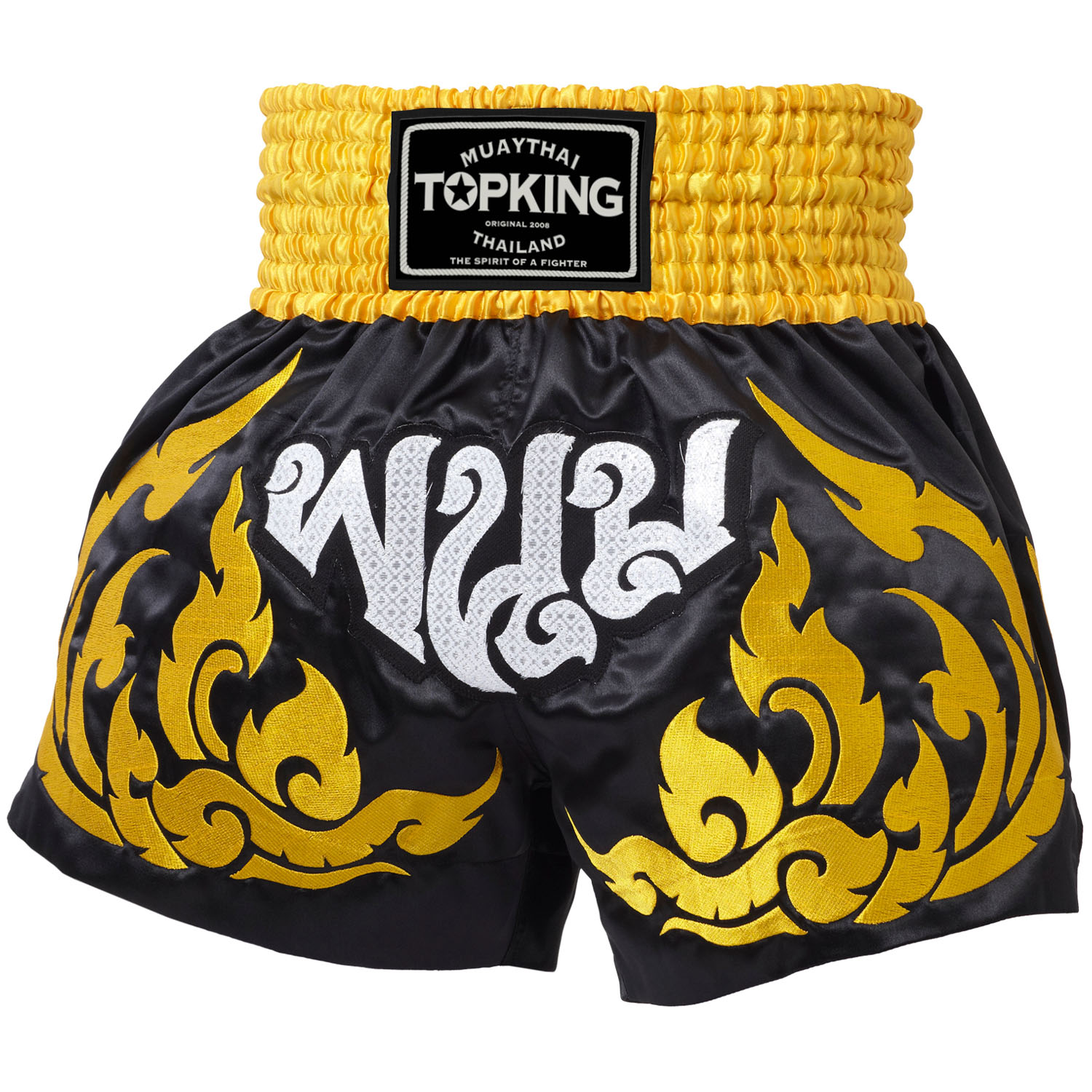 TOP KING BOXING Muay Thai Shorts, TKTBS 079, black, XL