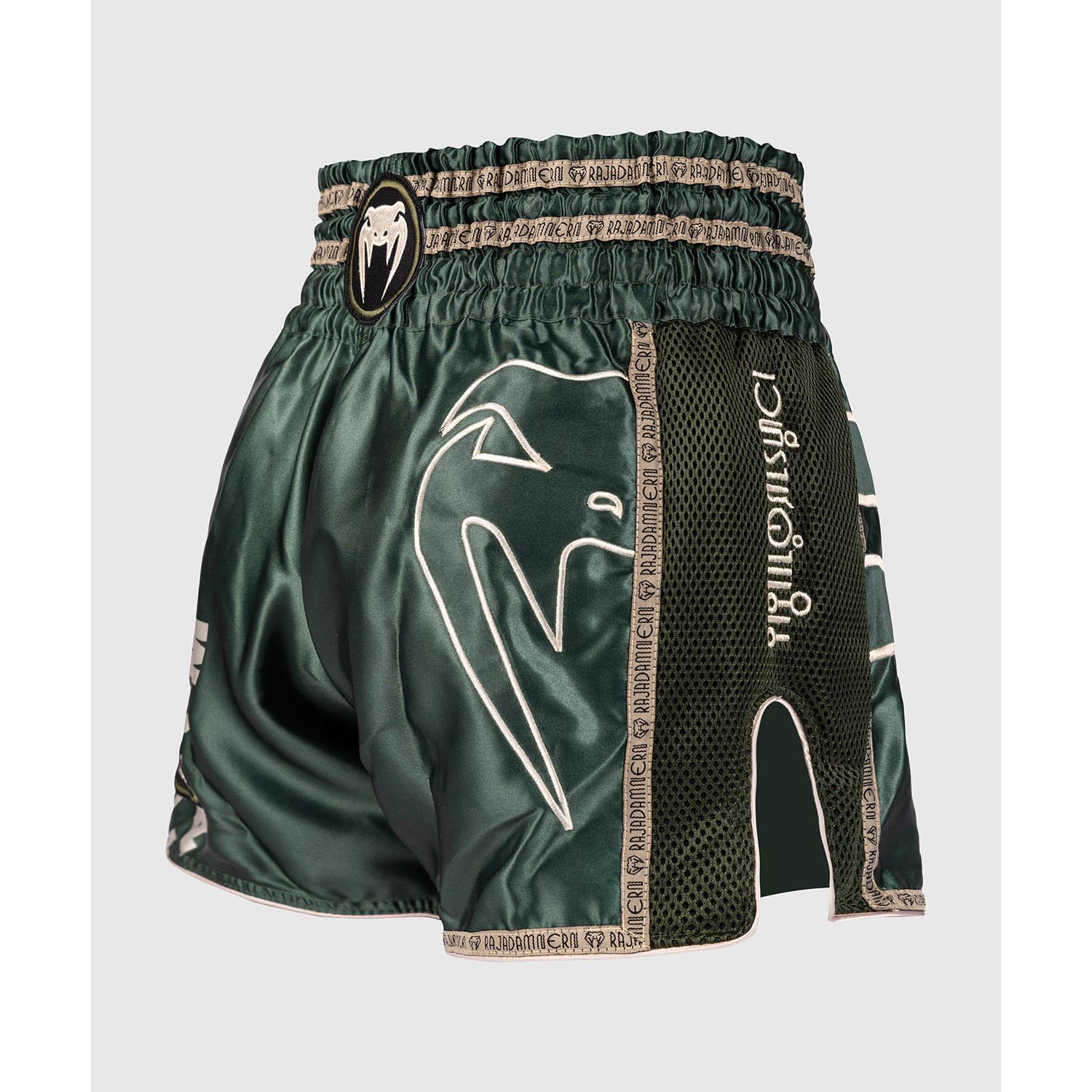 VENUM Muay Thai Shorts, Rajadamnern, khaki-gold, XXL