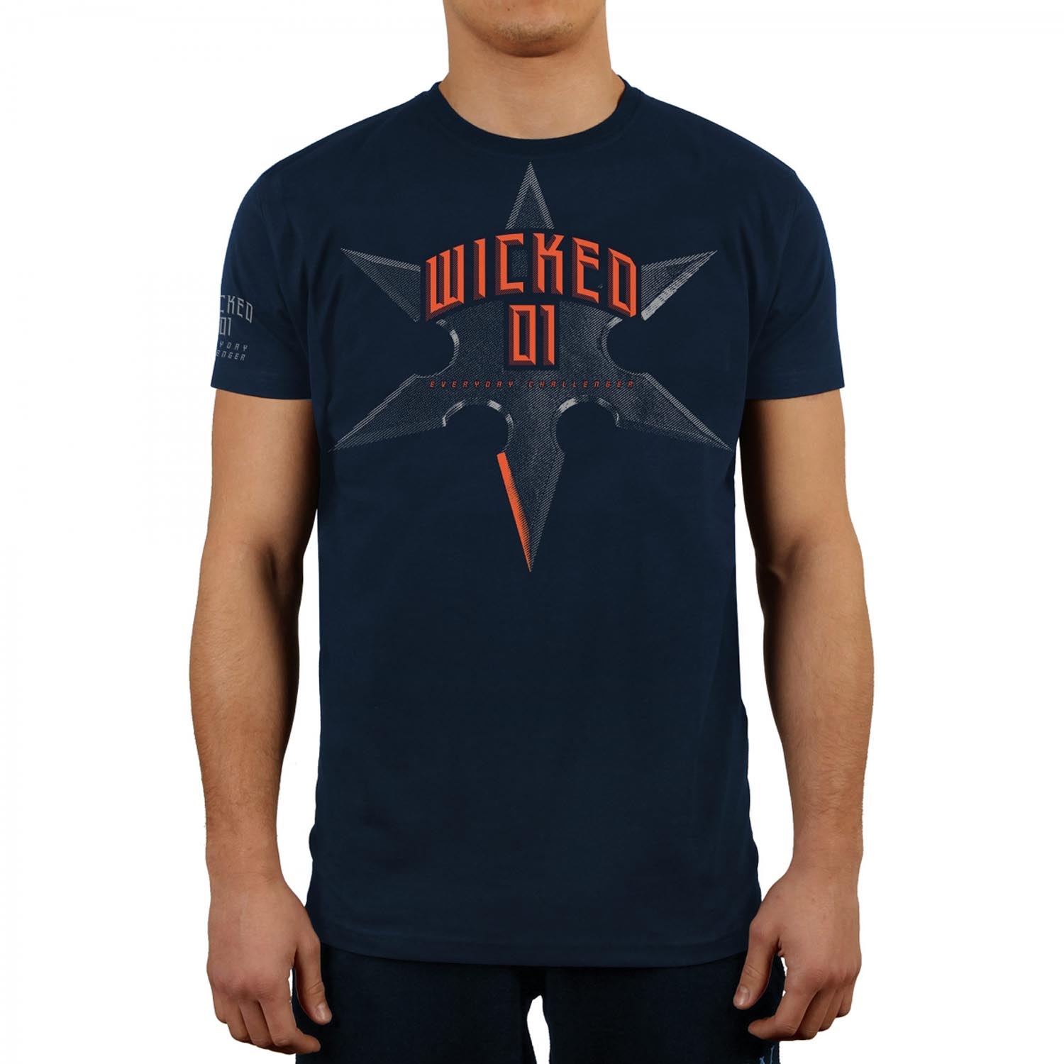 Wicked One T-Shirt, Shuriken, navy, XL