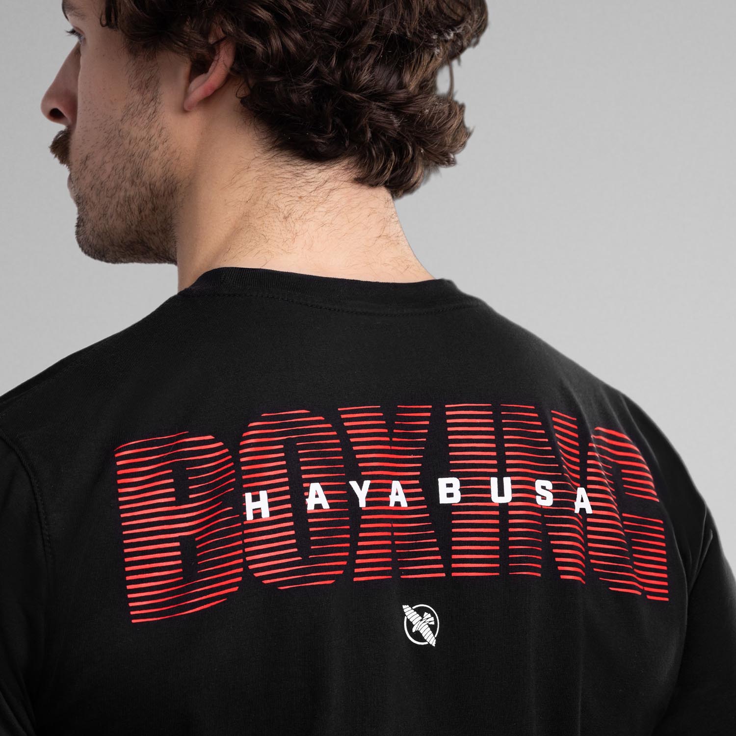 Hayabusa T-Shirt, Discipline Boxing, black-red, XXL