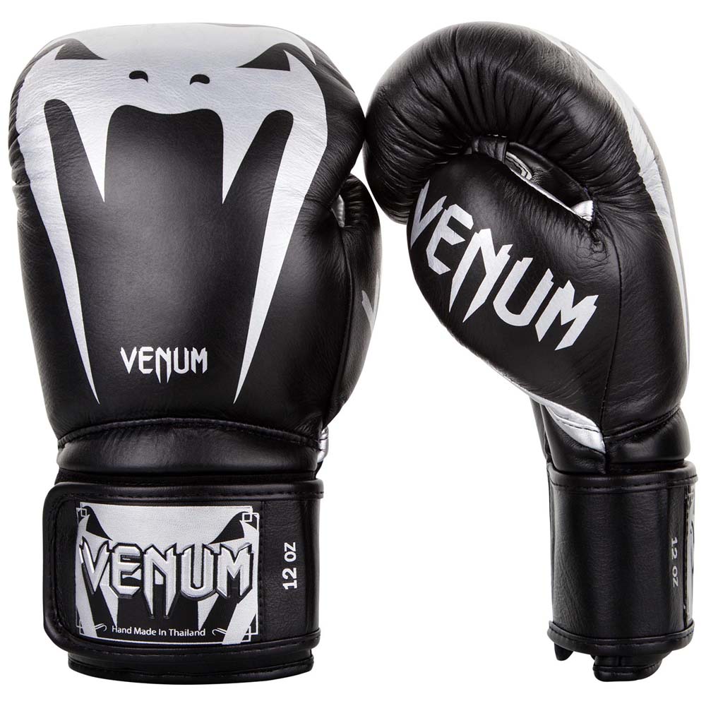 VENUM Boxing Gloves, Giant, 3.0, black-silver, 14 Oz