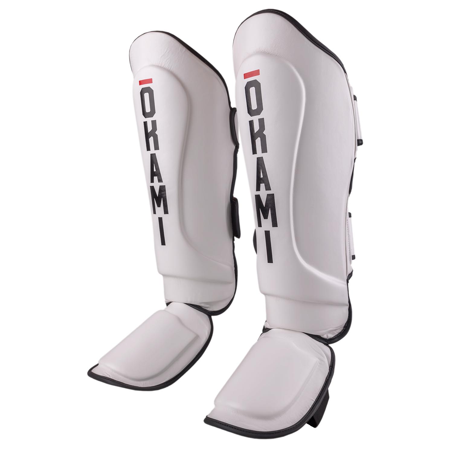 OKAMI Shinguards, Contender V2, white-black