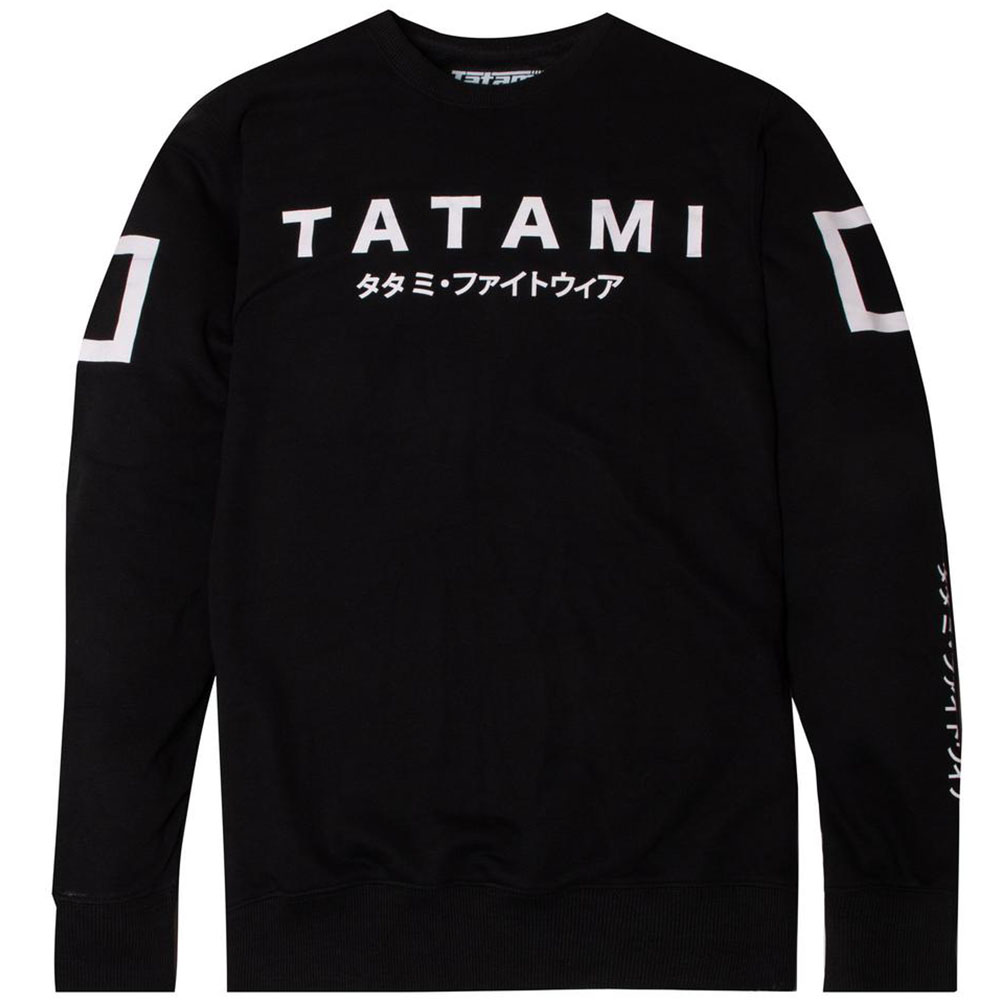 Tatami Pullover, Katakana, schwarz, M