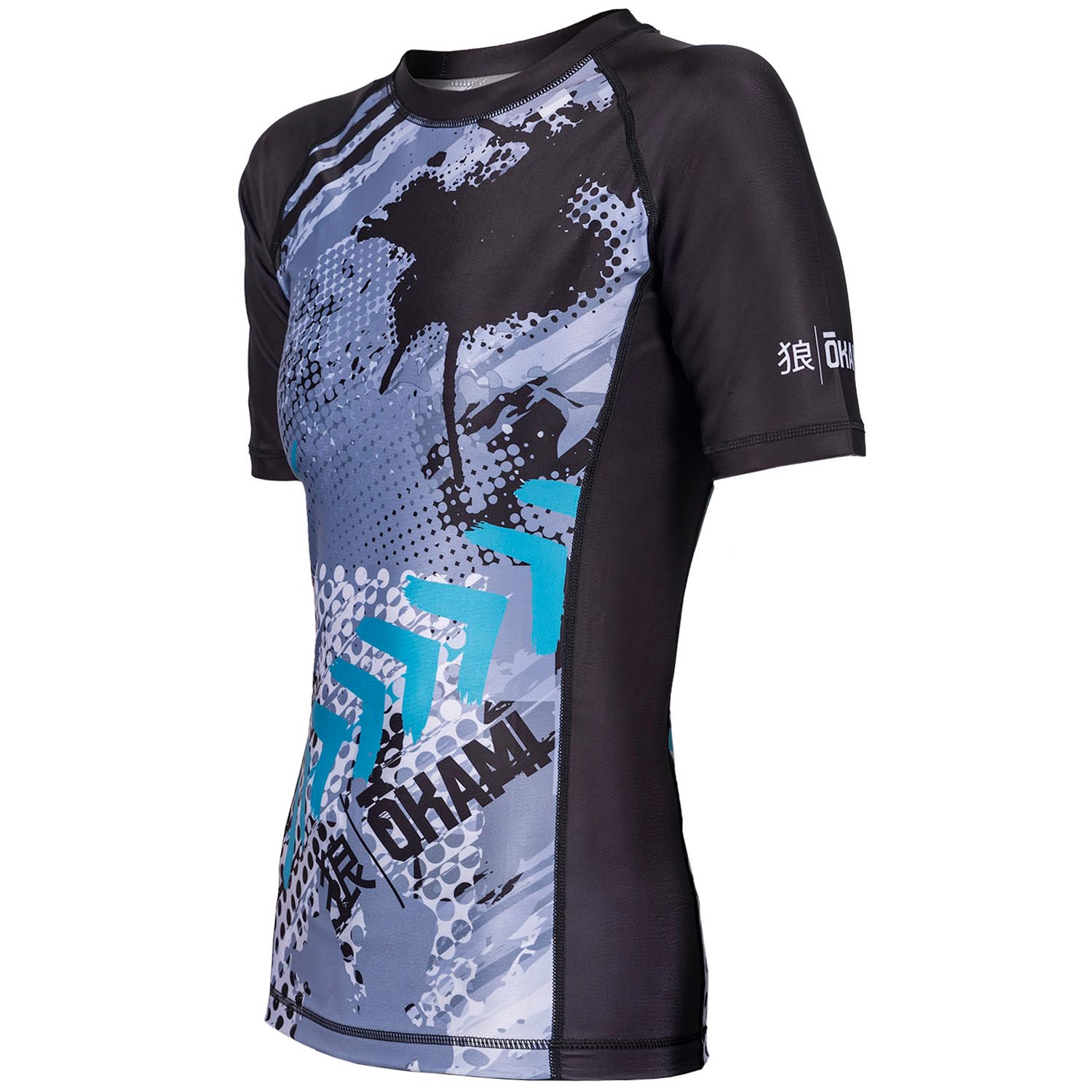 OKAMI Rashguard, S/S, Women, Dark Shadow
