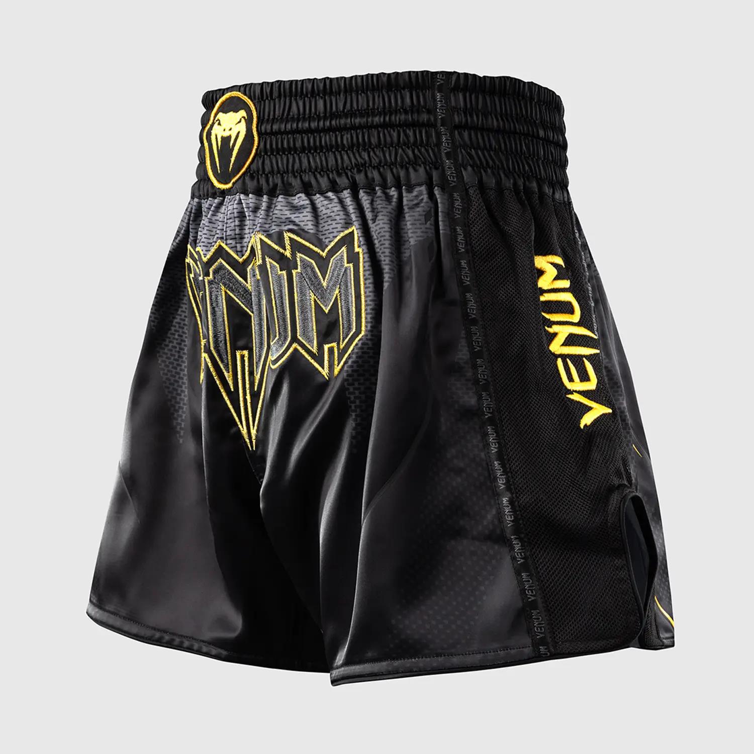 VENUM Muay Thai Shorts, G-Core, black-gold, XXL