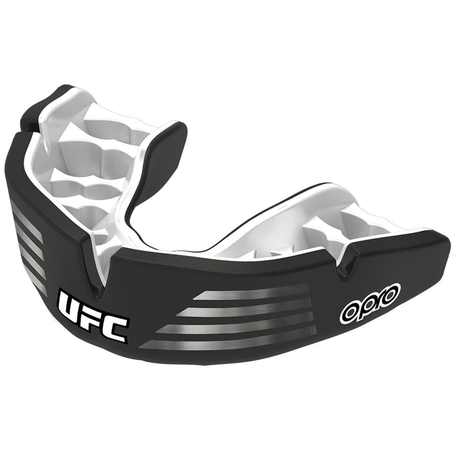 OPRO Mouth Guard, Instant Custom Fit, UFC, black-silver