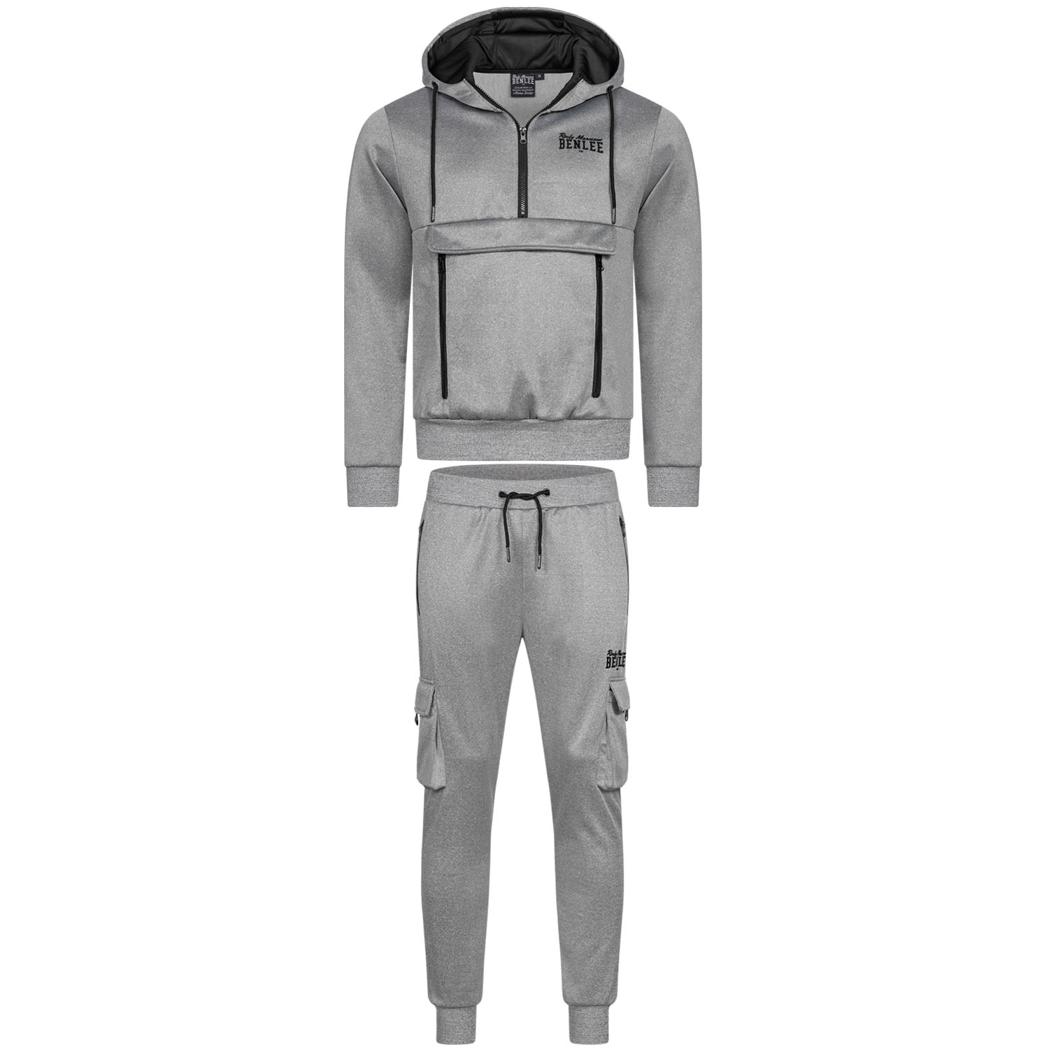 BENLEE Jogging Suit, Moorpark, grey, XXXL