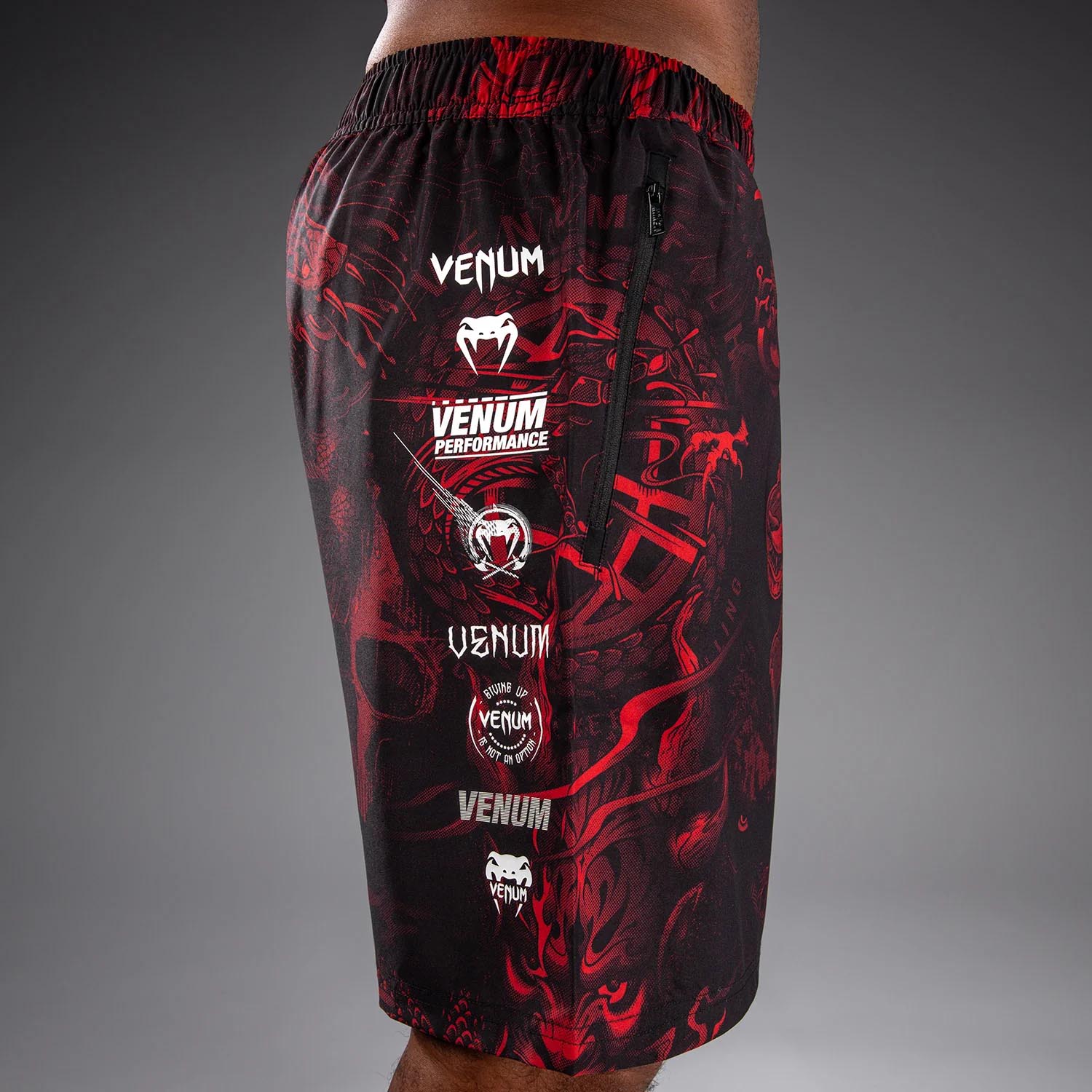 VENUM Training Shorts, 20Th Anniversary, black-red, S