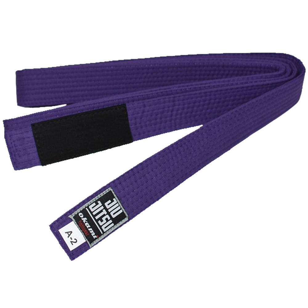 OKAMI BJJ Belt, purple, A1