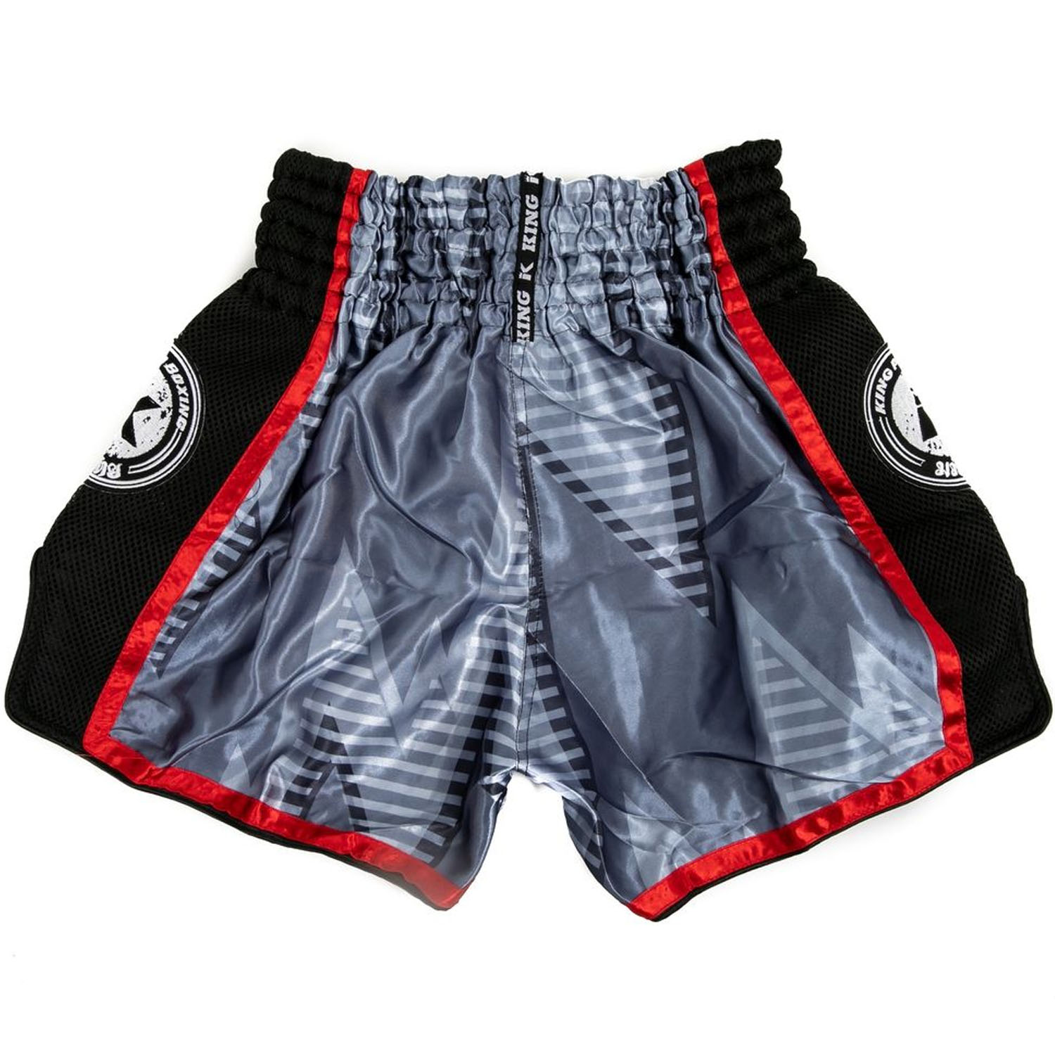 KING PRO BOXING, Muay Thai Shorts, Stadium 2, grey-red, S