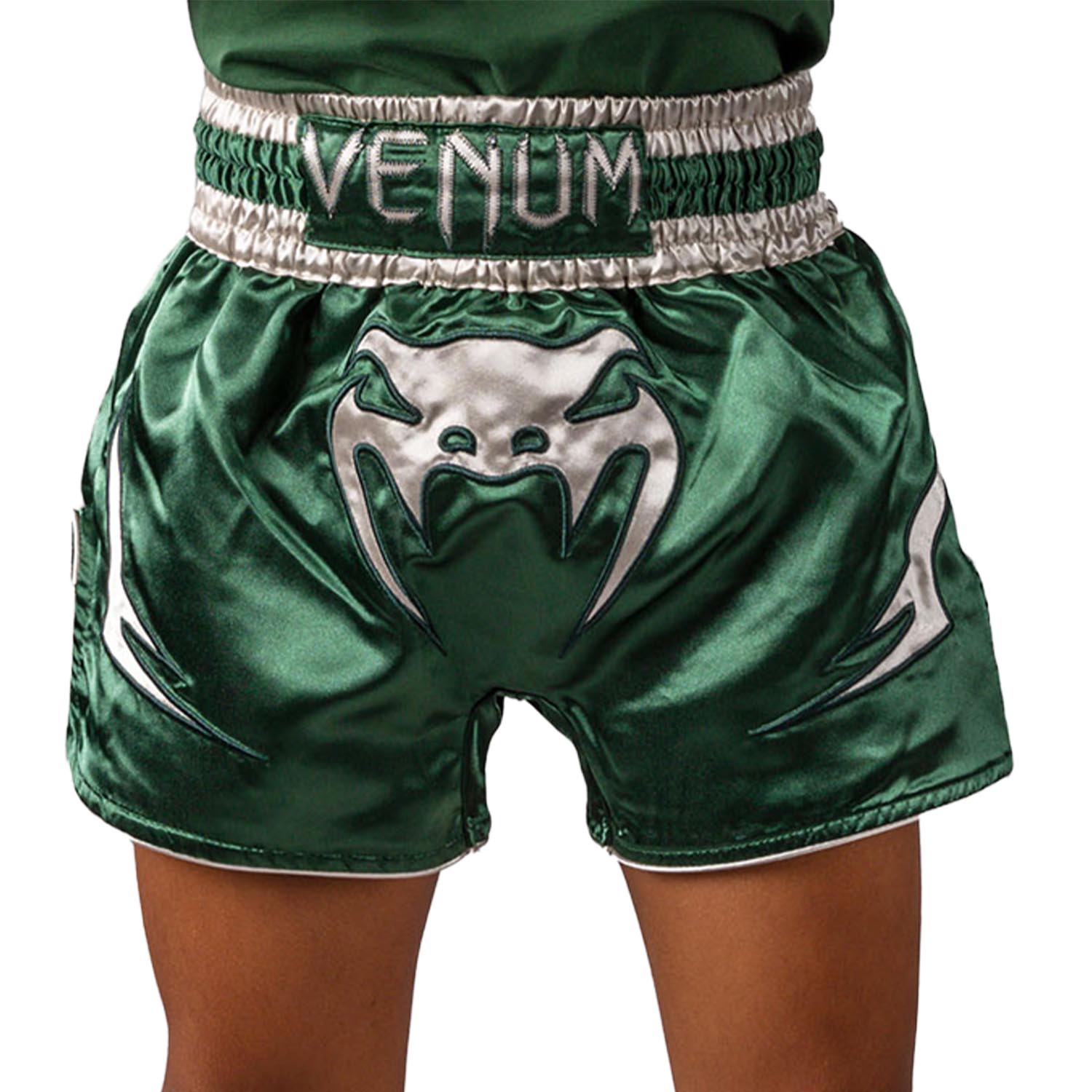 VENUM Muay Thai Shorts, Kids, Inferno, green, 12 J