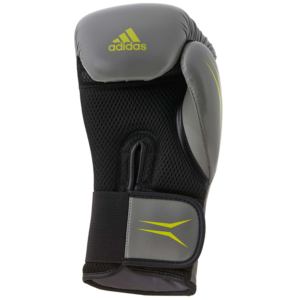 adidas Boxhandschuhe, Speed Tilt 150, schwarz-grau-gelb, 10 Oz