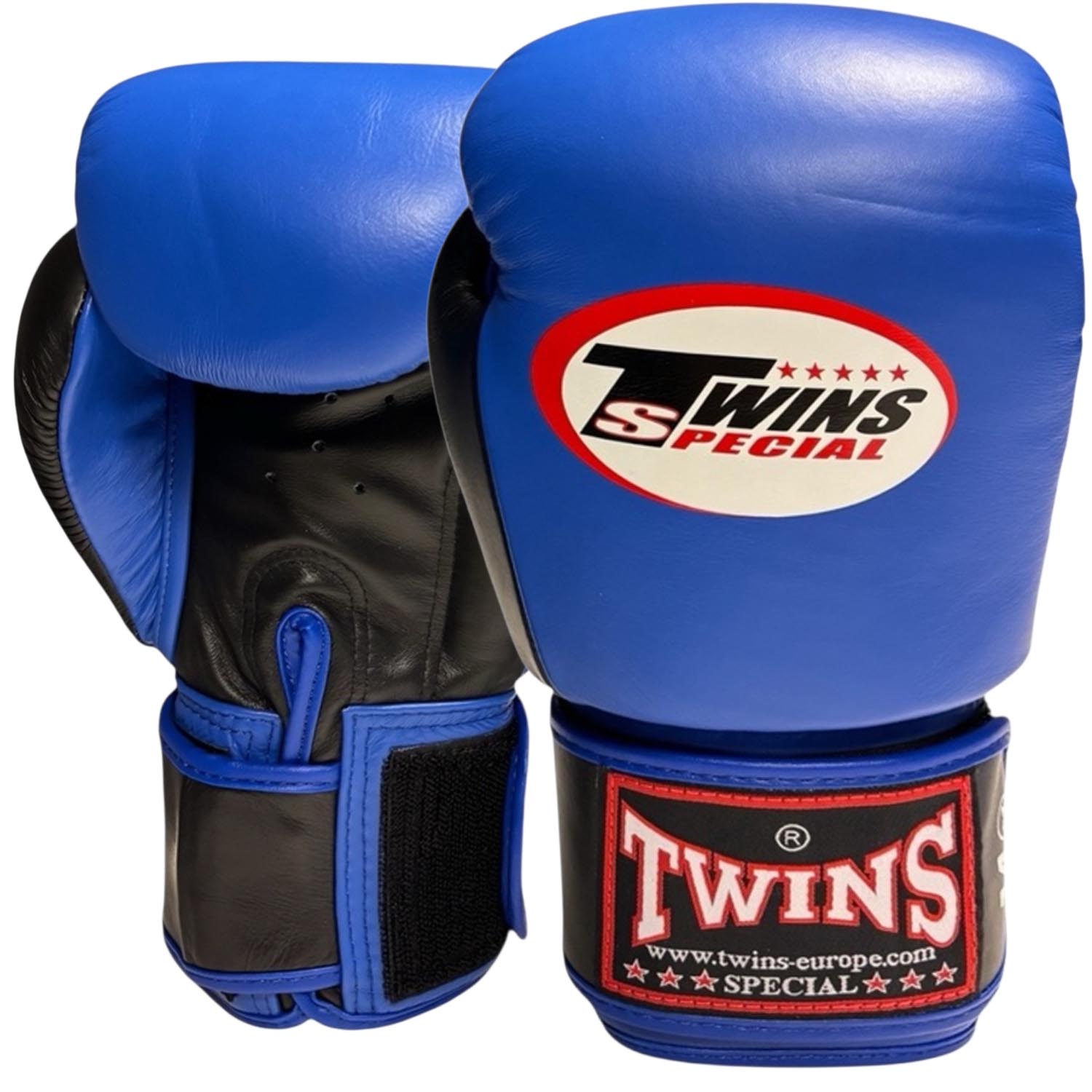 TWINS Special Boxing Gloves, BGVL-3, blue-black, 12 Oz