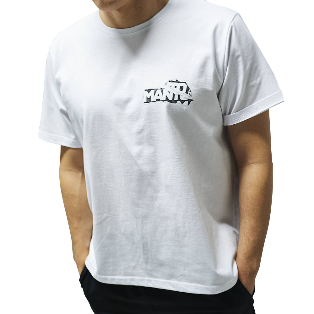 MANTO T-Shirt, Torn, weiß, XL