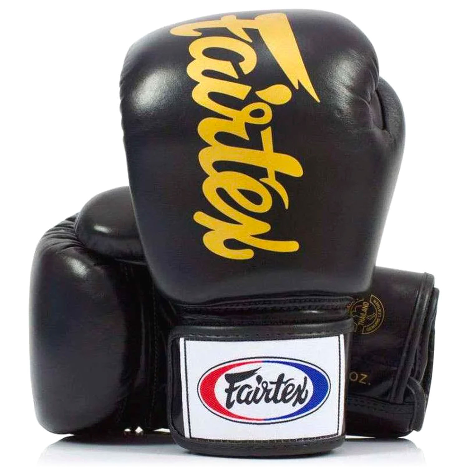 Fairtex Boxing Gloves, BGV19, black-gelb, 10 Oz