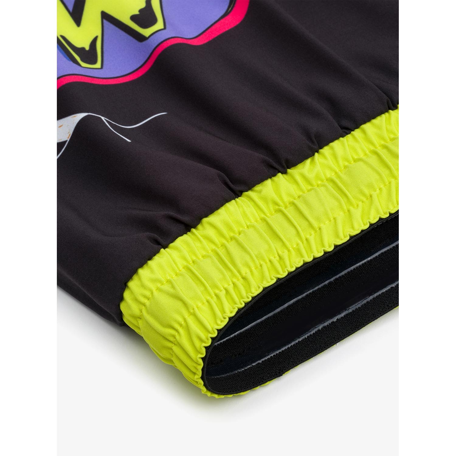 MANTO MMA Fight Shorts, Middle, black-green, M