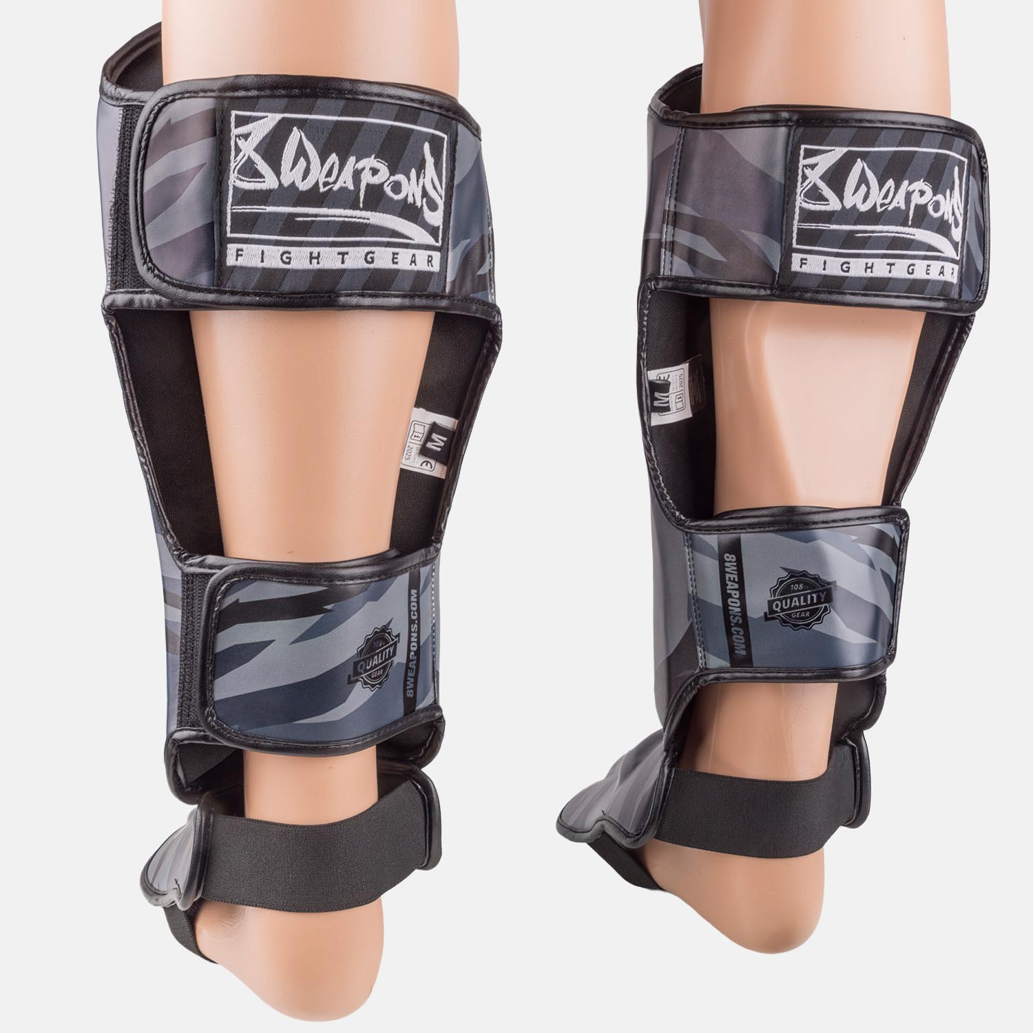 8 WEAPONS Shin Guards, Unlimited 2.0, urban camo, S