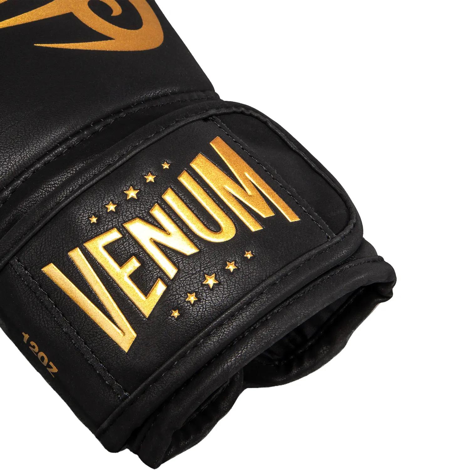 VENUM Boxing Gloves, Mike Tyson Replica, black-gold, 16 Oz